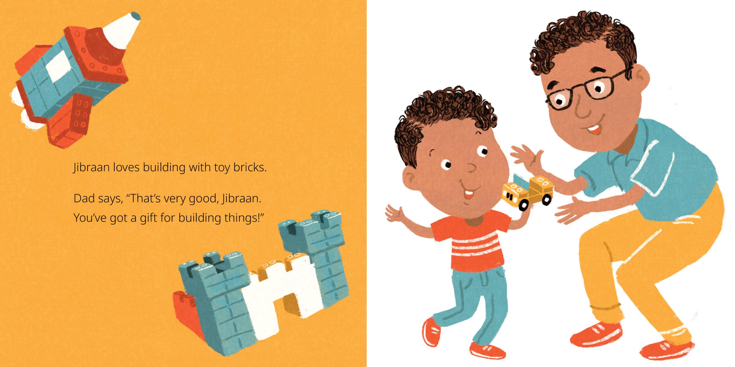 The Best Gift — original illustrated page 2, English text included