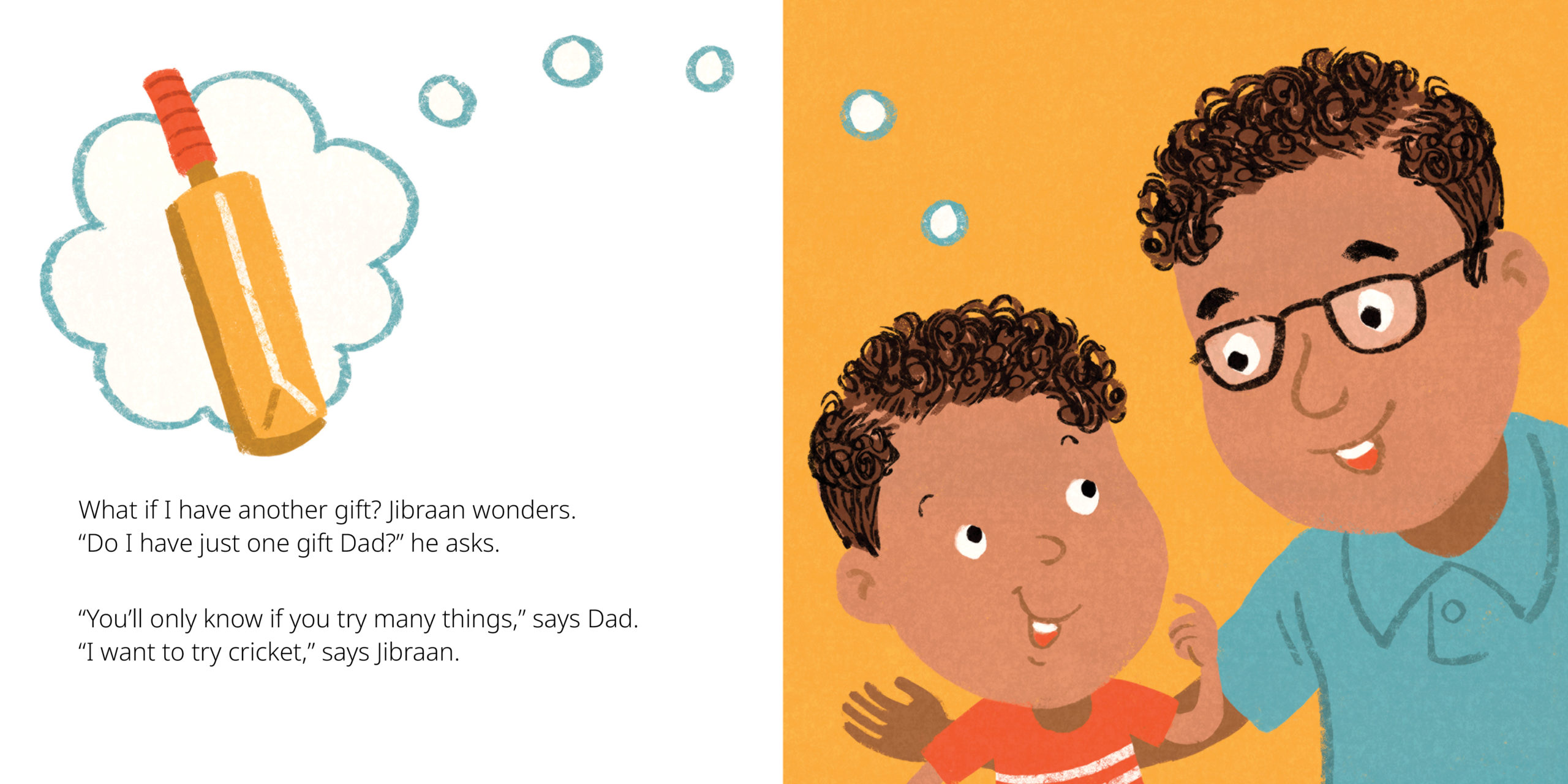 The Best Gift — original illustrated page 3, English text included