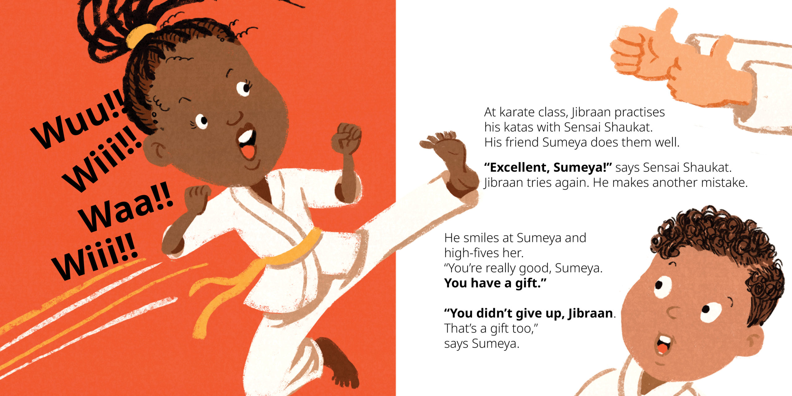 The Best Gift — original illustrated page 6, English text included