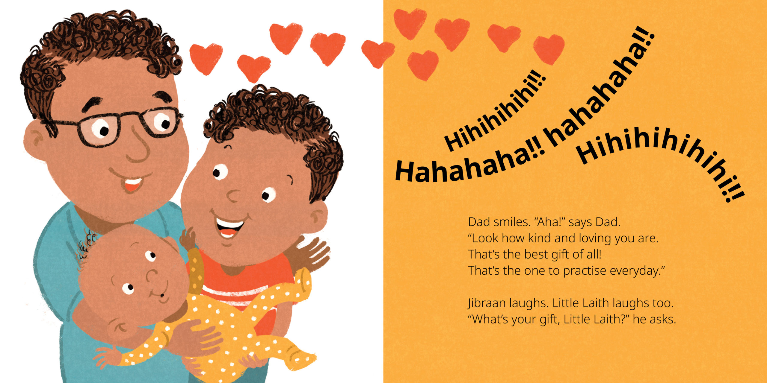 The Best Gift — original illustrated page 13, English text included