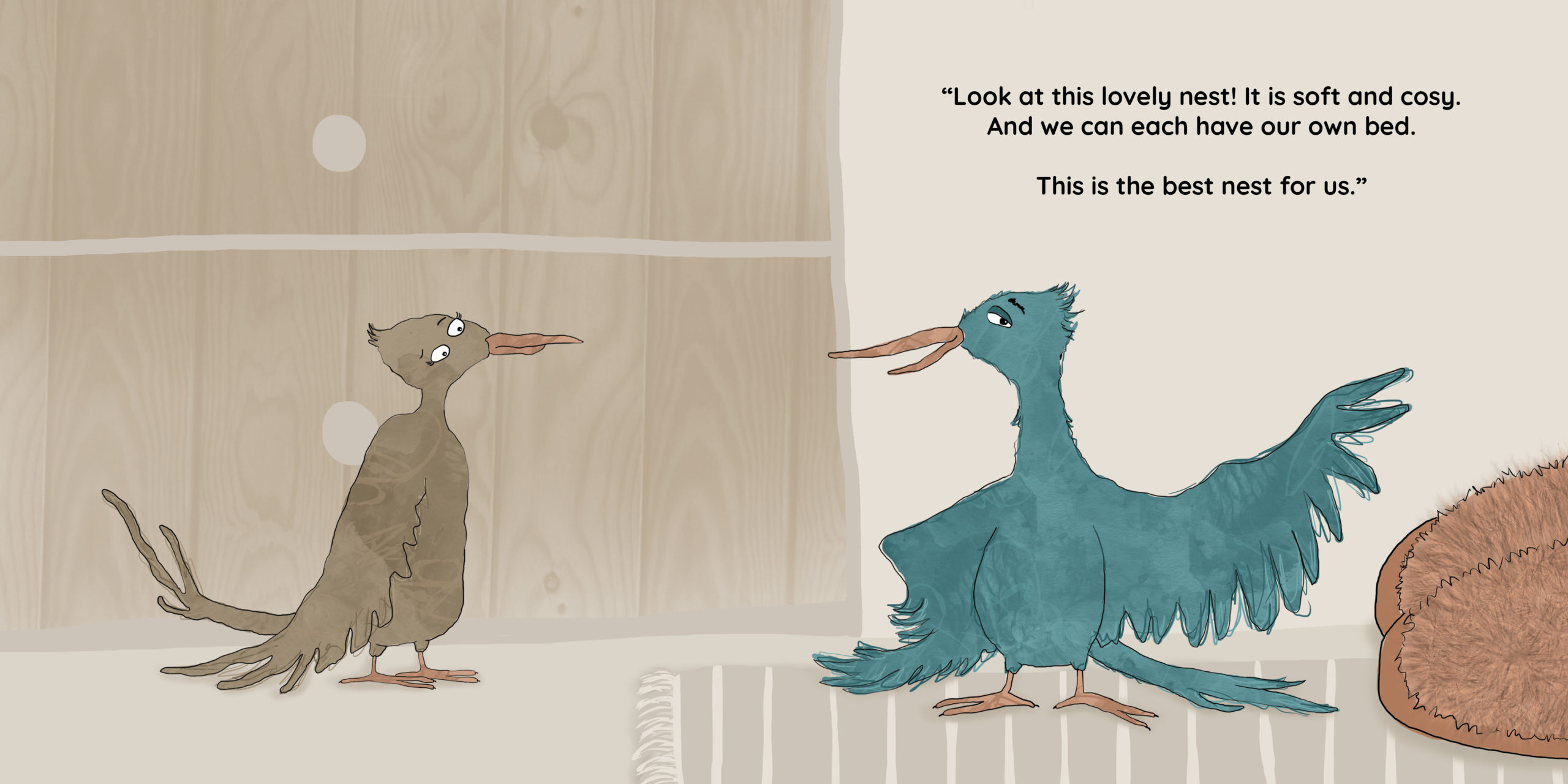 The Best Nest — original illustrated page 4, English text included