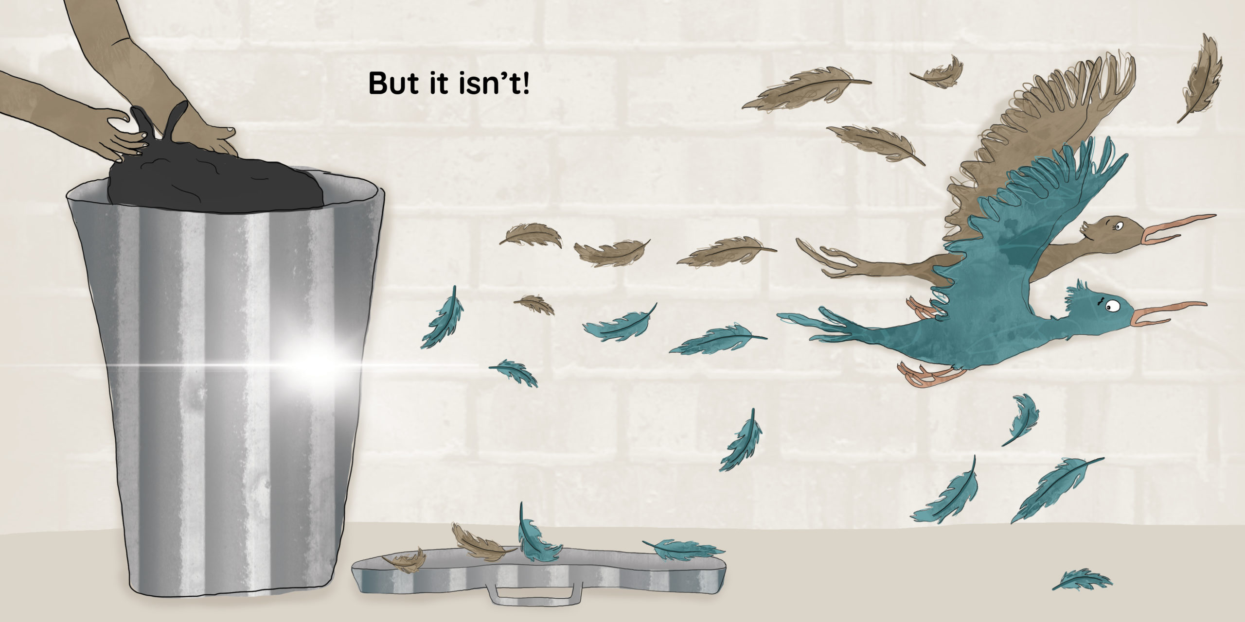 The Best Nest — original illustrated page 9, English text included