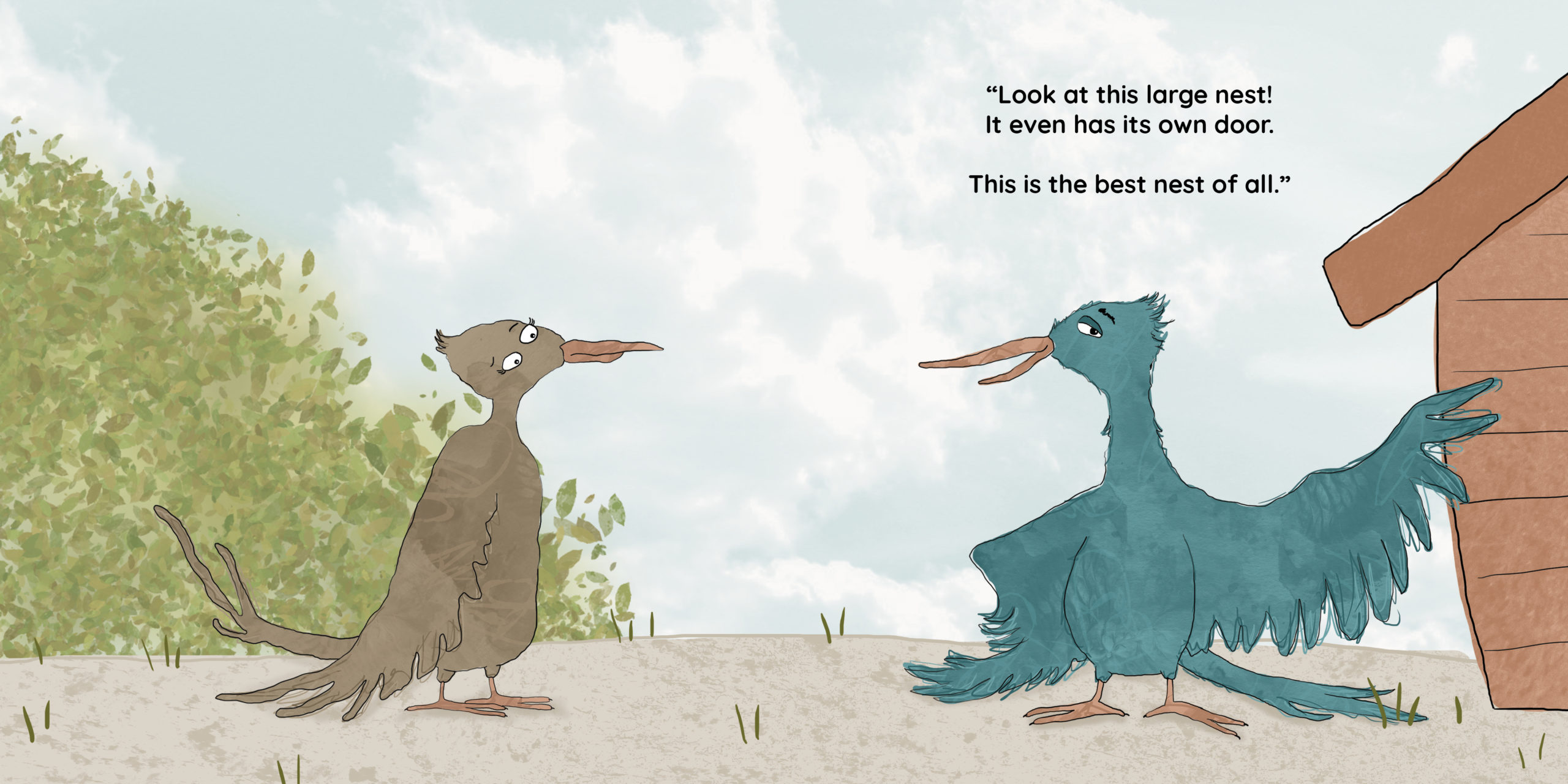 The Best Nest — original illustrated page 10, English text included