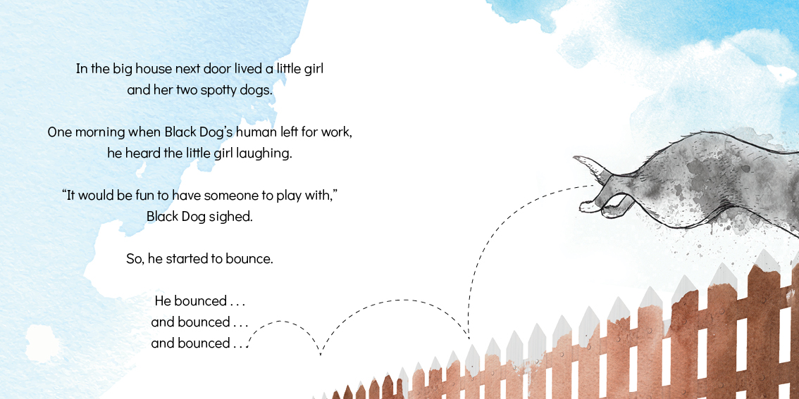 The Bounce — original illustrated page 6, English text included