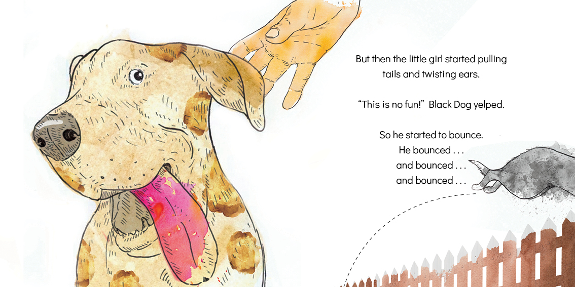 The Bounce — original illustrated page 8, English text included