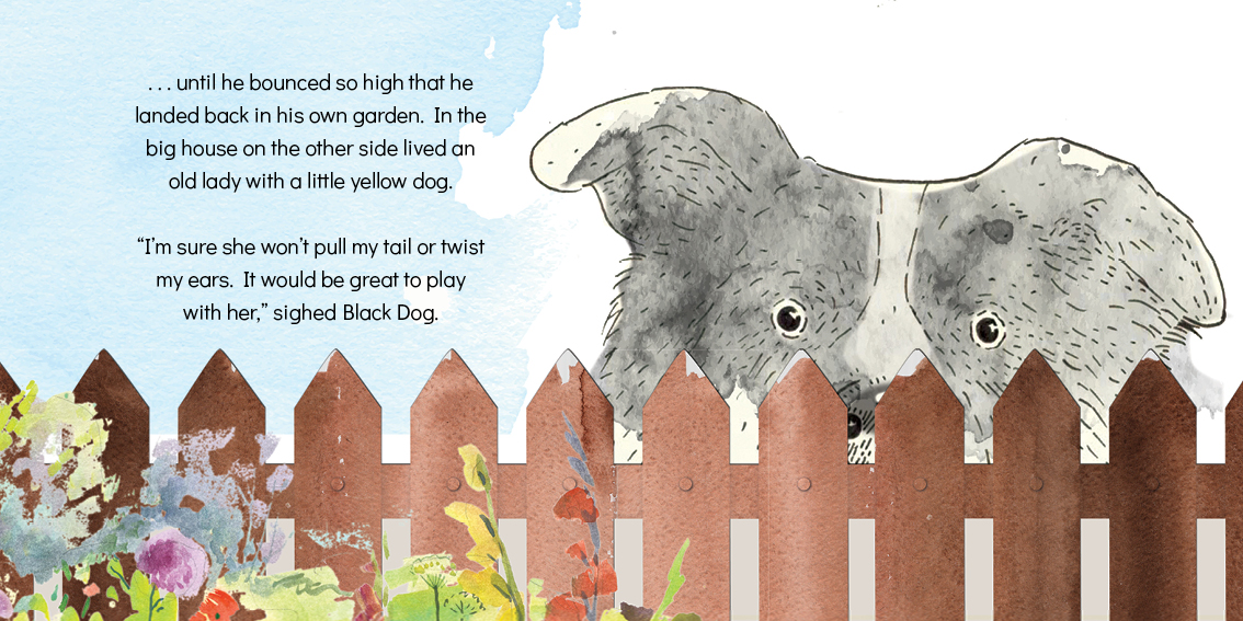 The Bounce — original illustrated page 9, English text included