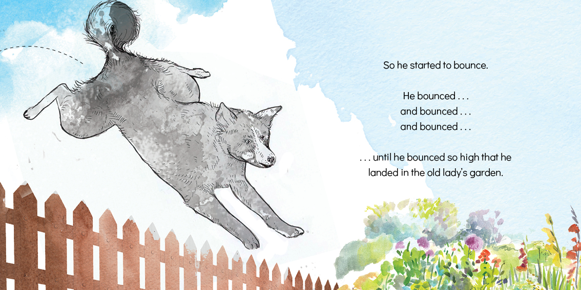 The Bounce — original illustrated page 10, English text included