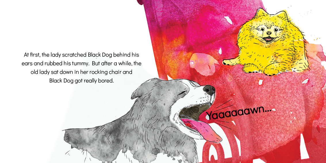 The Bounce — original illustrated page 11, English text included
