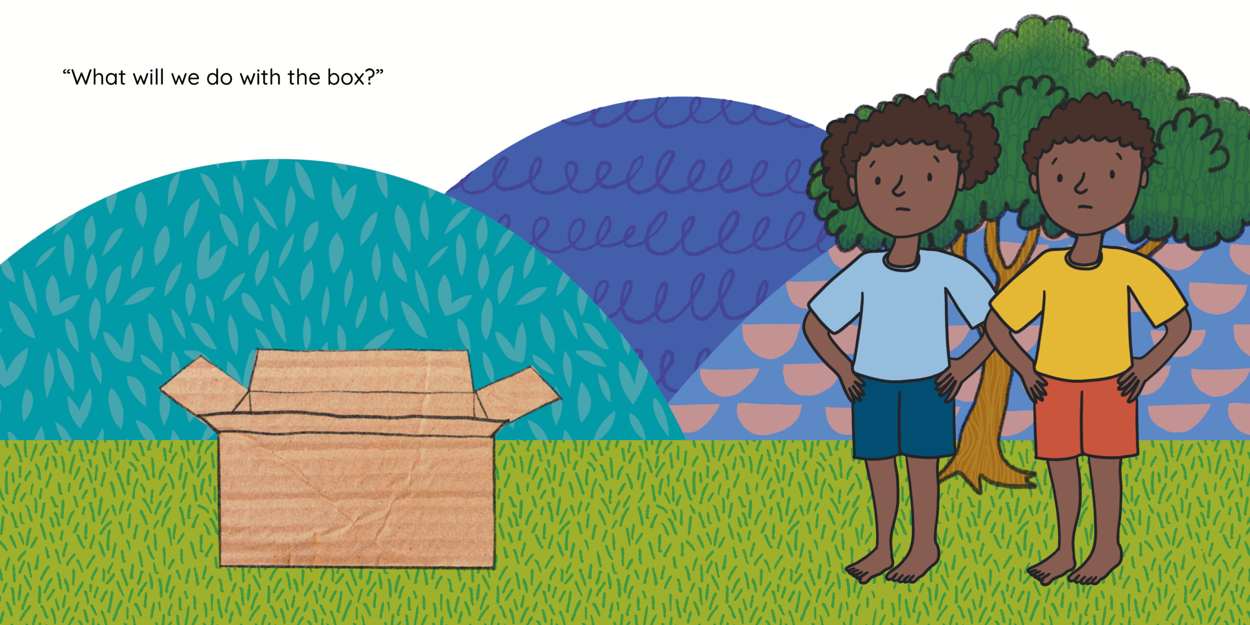 The Box — original illustrated page 6, English text included