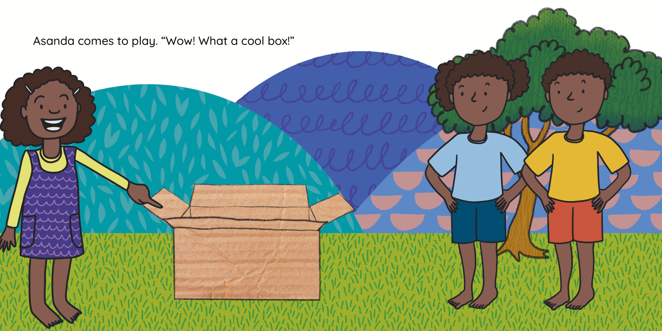 The Box — original illustrated page 7, English text included