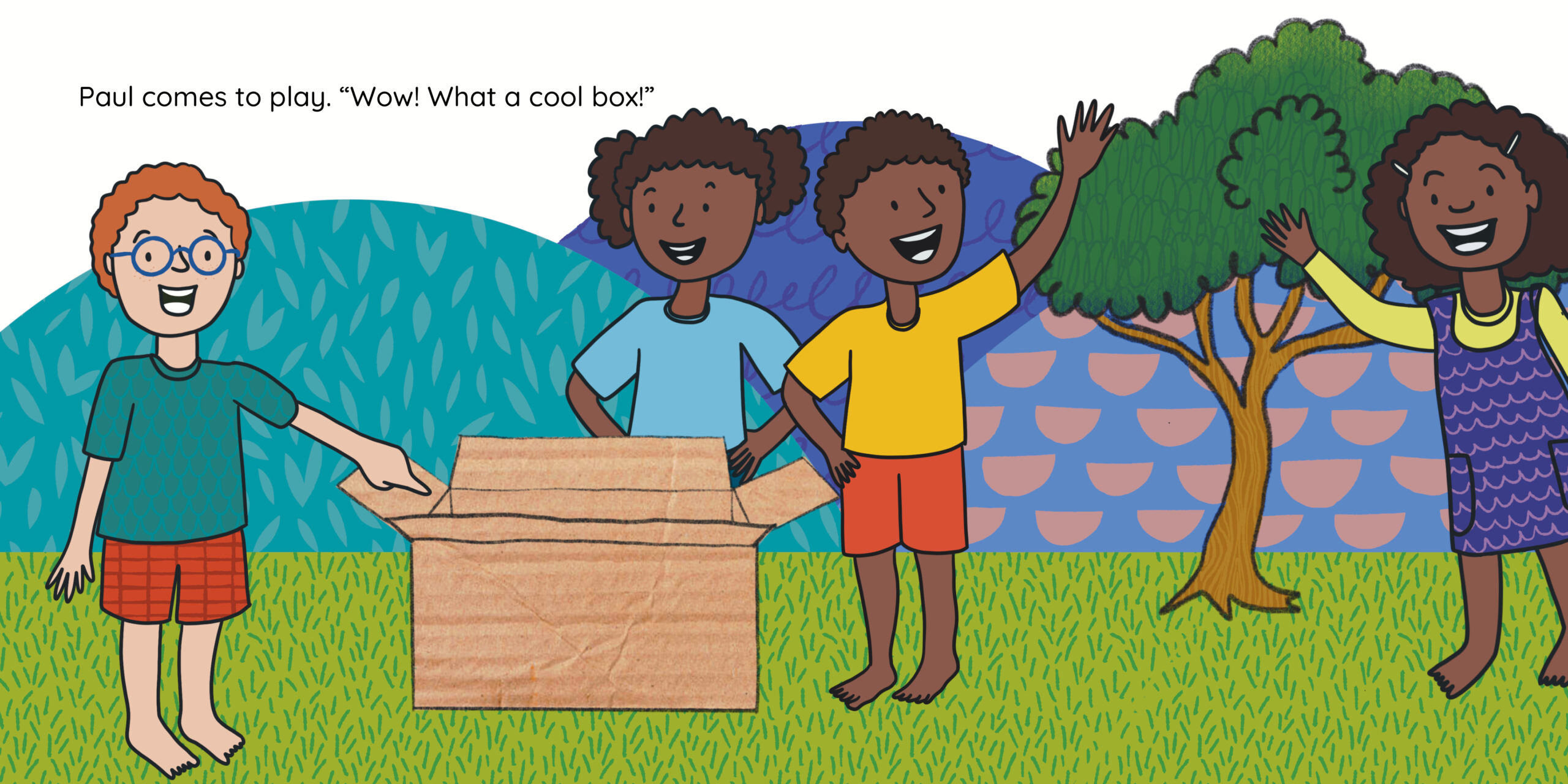 The Box — original illustrated page 9, English text included