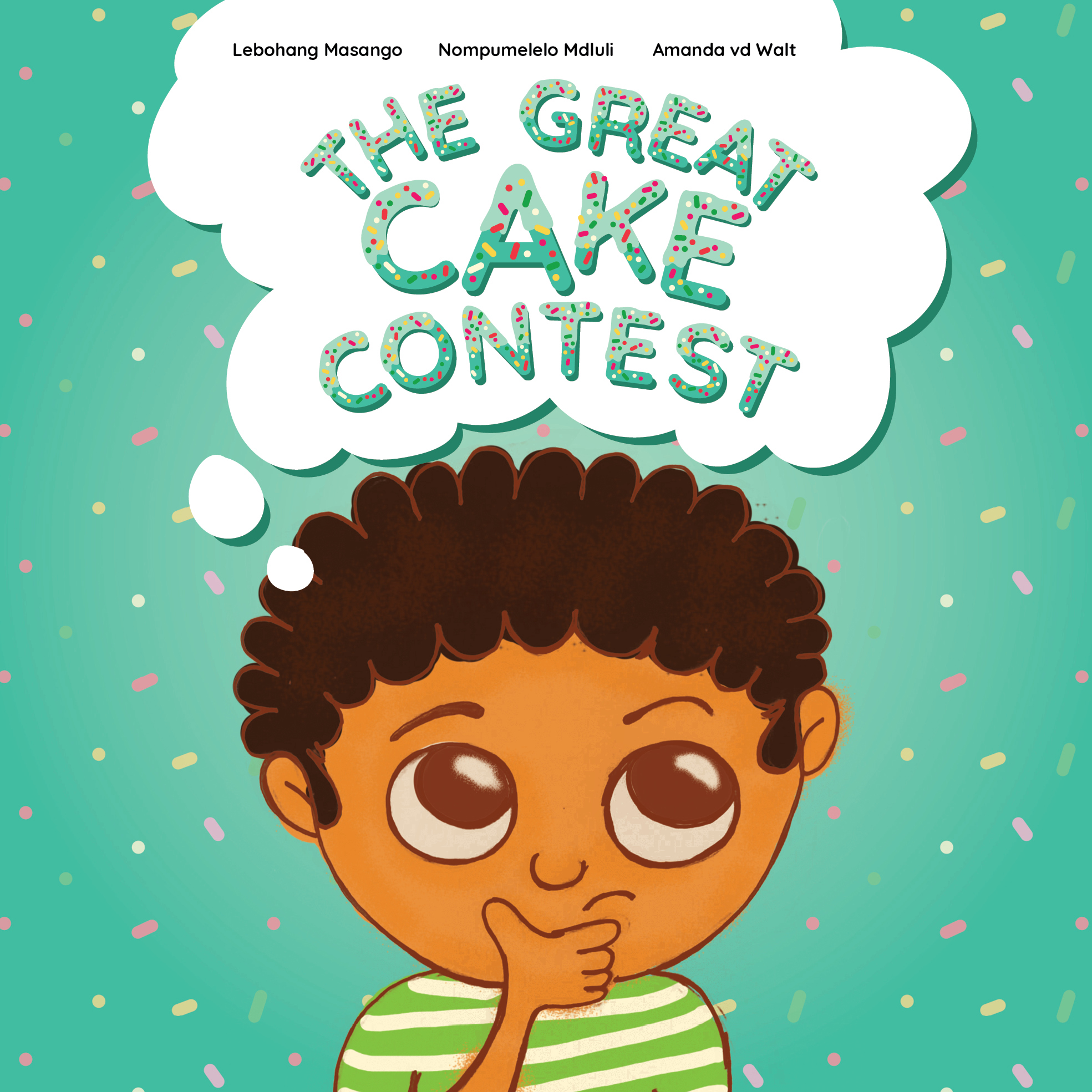 The Great Cake Contest — original illustrated page 1, English text included