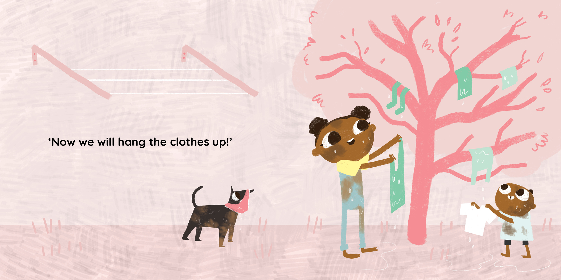 The Great Tidy Up — original illustrated page 11, English text included