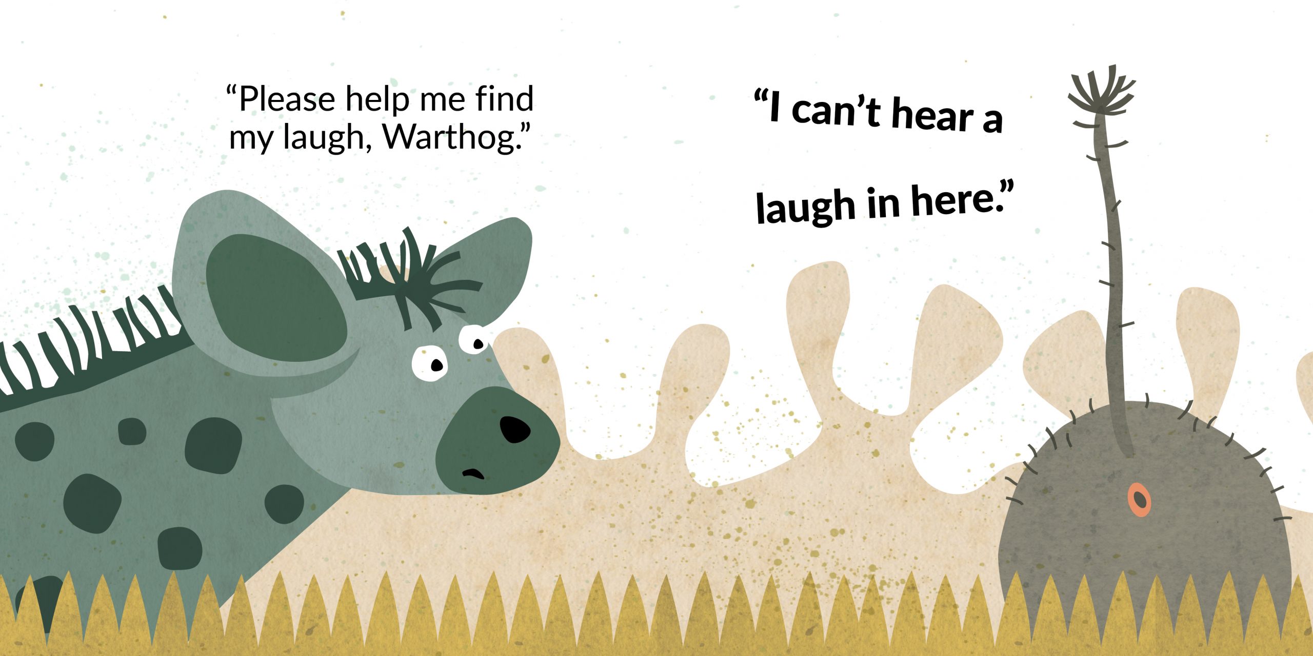 The lost laugh — original illustrated page 5, English text included