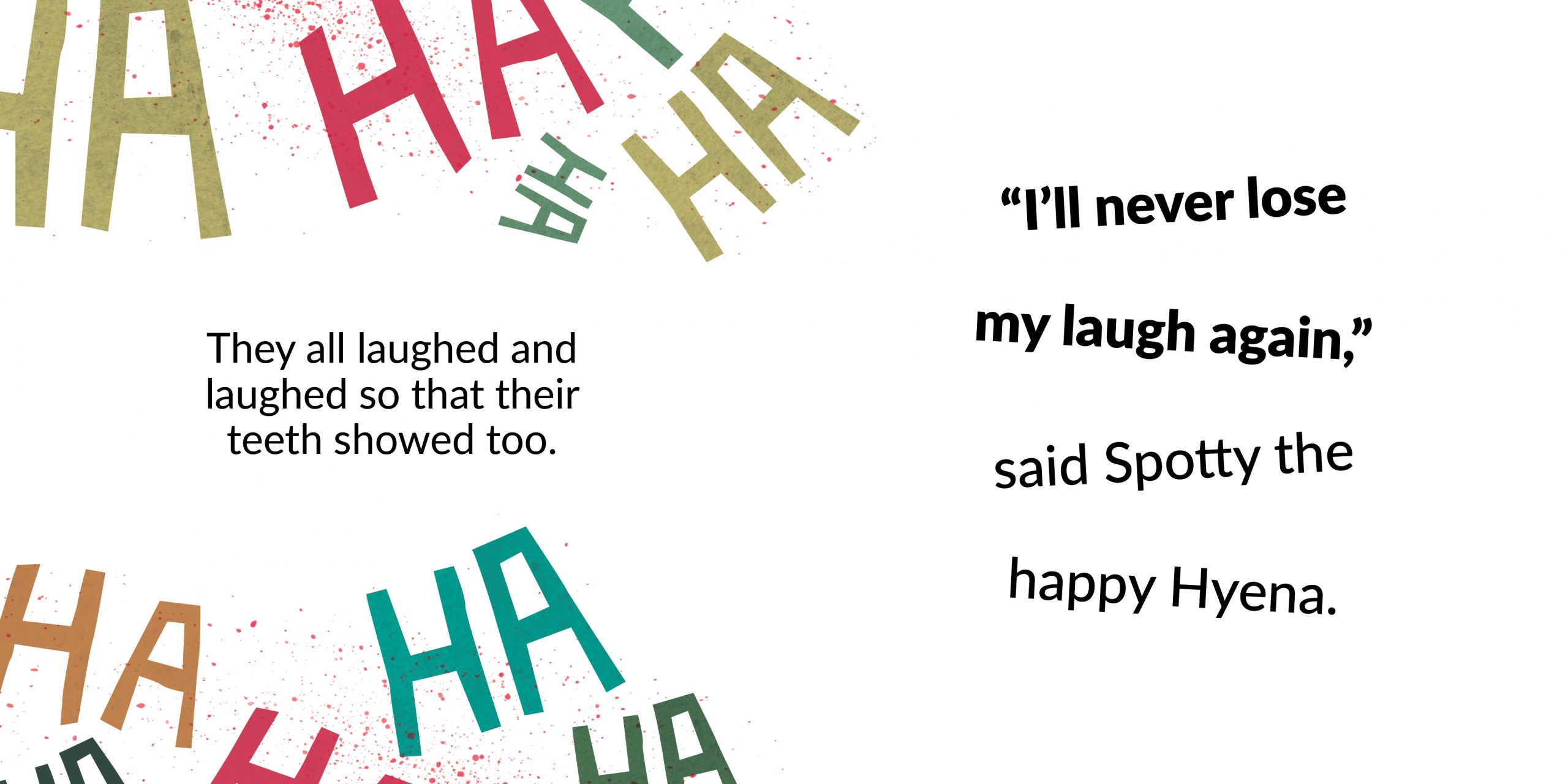 The lost laugh — original illustrated page 13, English text included