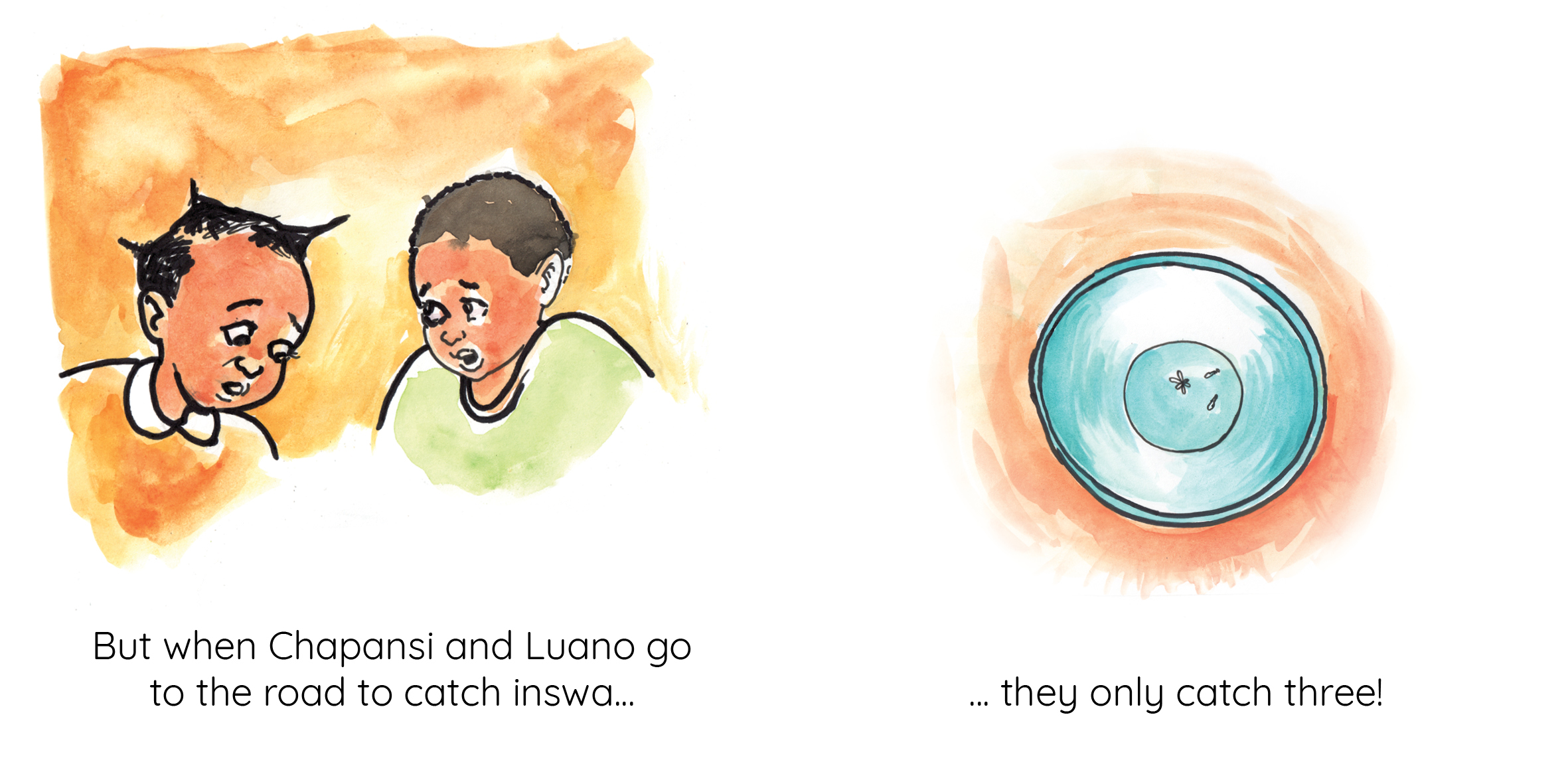 The New Road — original illustrated page 7, English text included