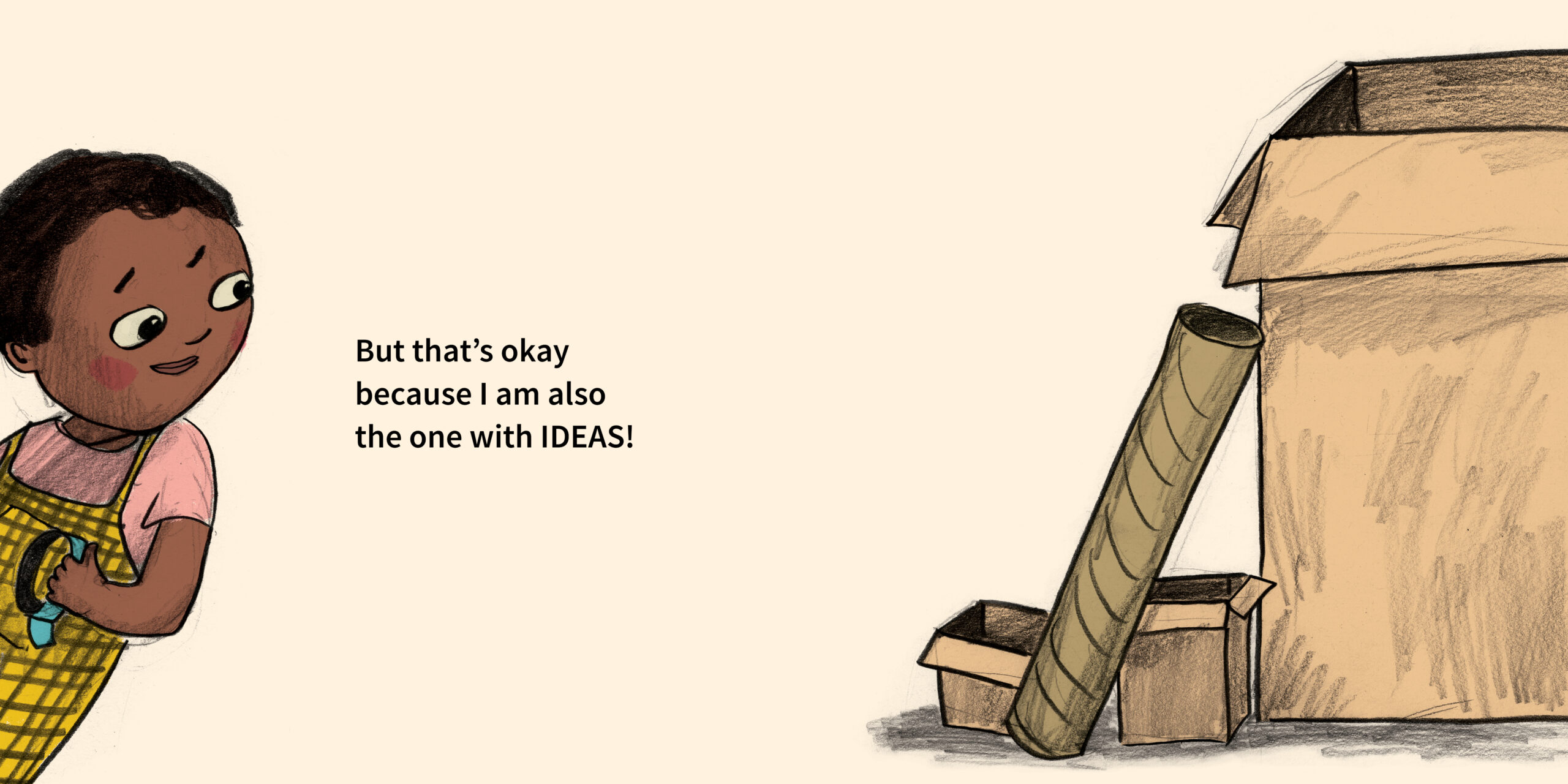 The one in the middle — original illustrated page 5, English text included