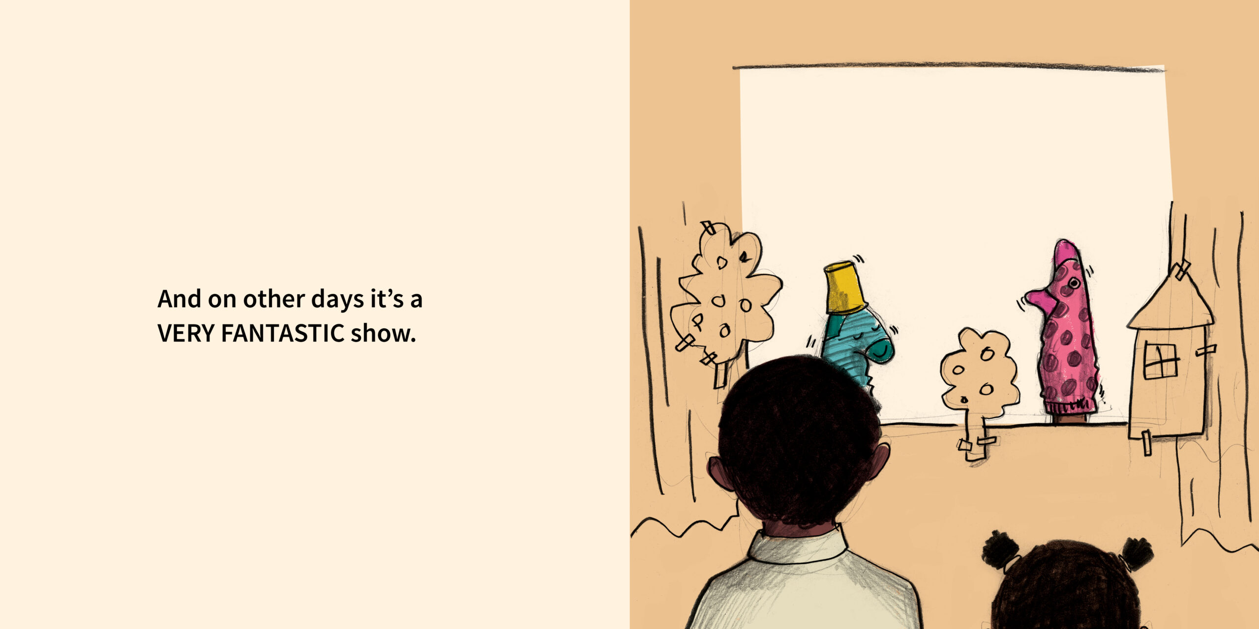 The one in the middle — original illustrated page 10, English text included