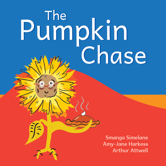 The Pumpkin Chase — original illustrated page 1, English text included