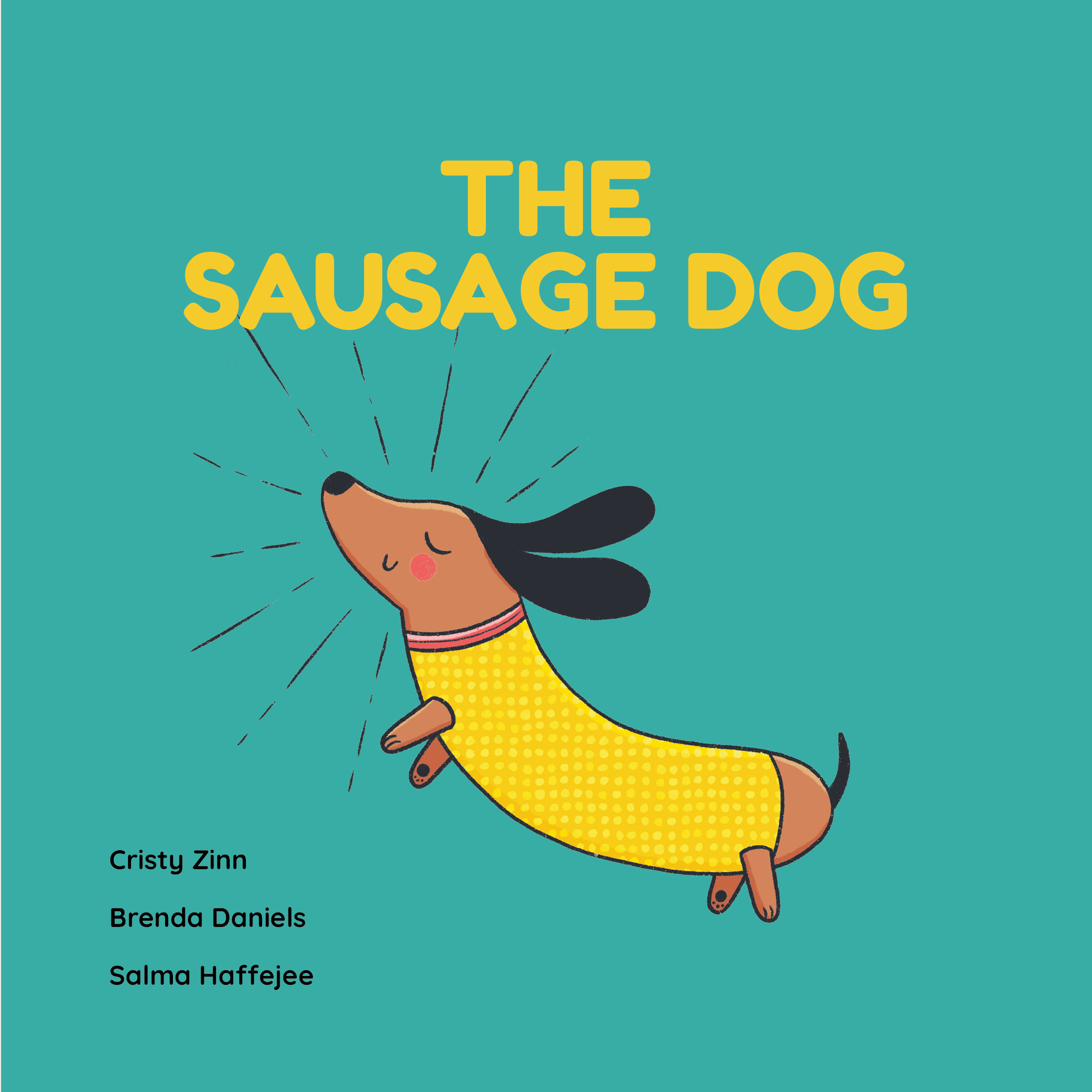 The Sausage Dog — original illustrated page 1, English text included