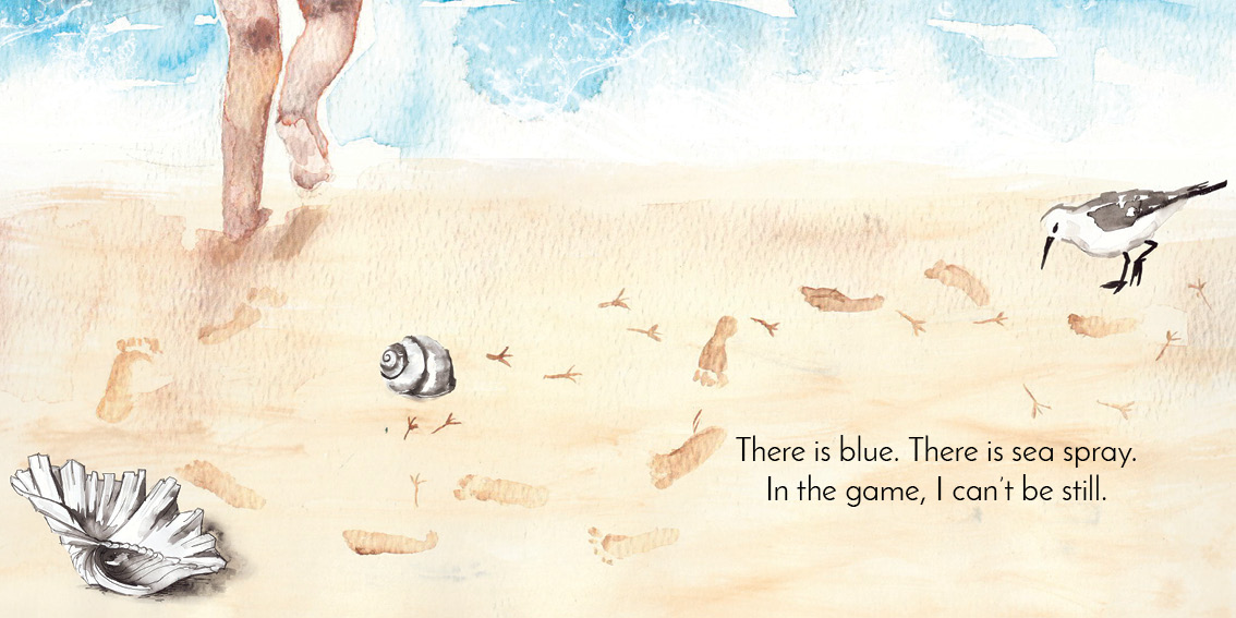 The Sea — original illustrated page 11, English text included