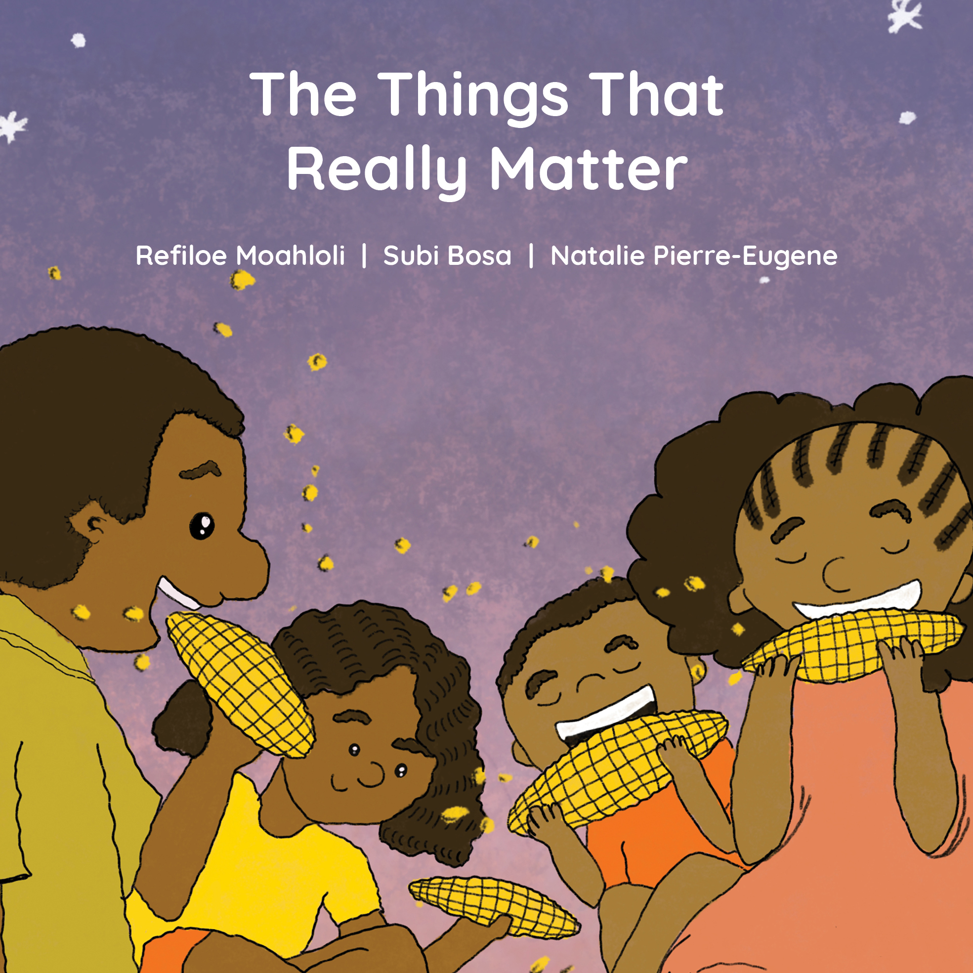The Things That Really Matter — original illustrated page 1, English text included