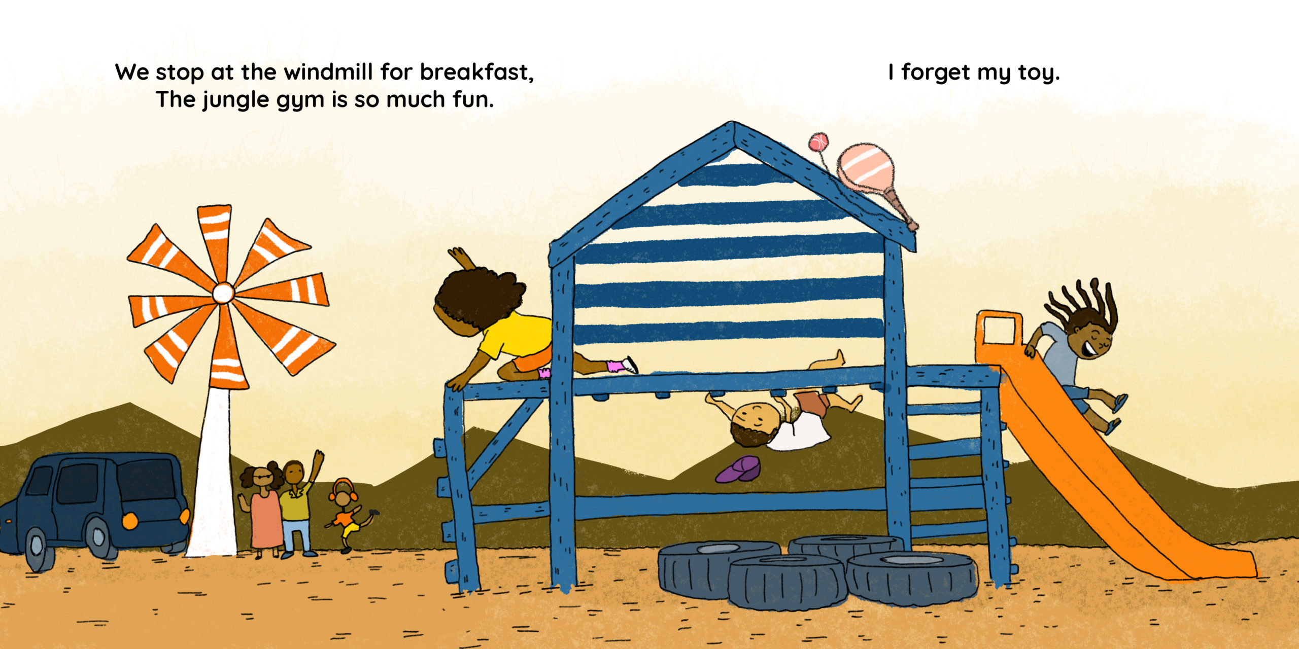The Things That Really Matter — original illustrated page 3, English text included