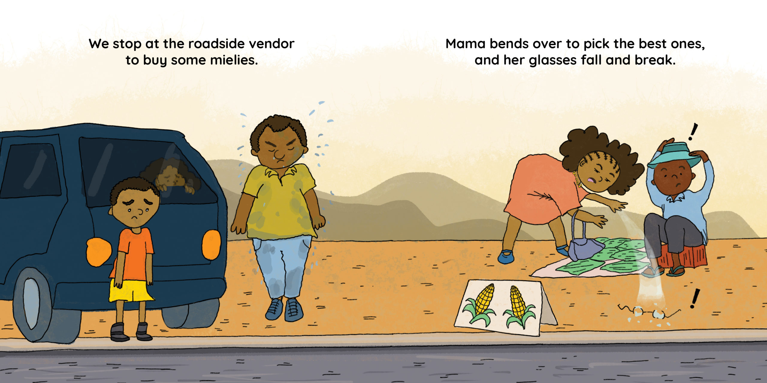 The Things That Really Matter — original illustrated page 9, English text included