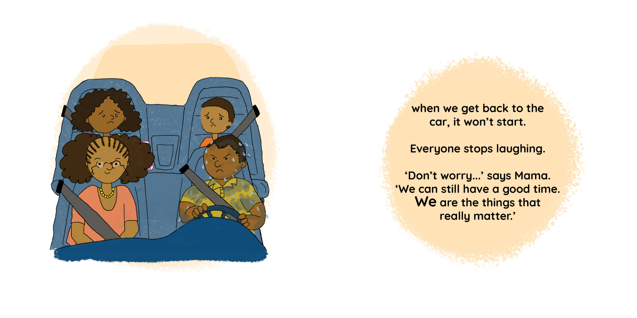 The Things That Really Matter — original illustrated page 12, English text included