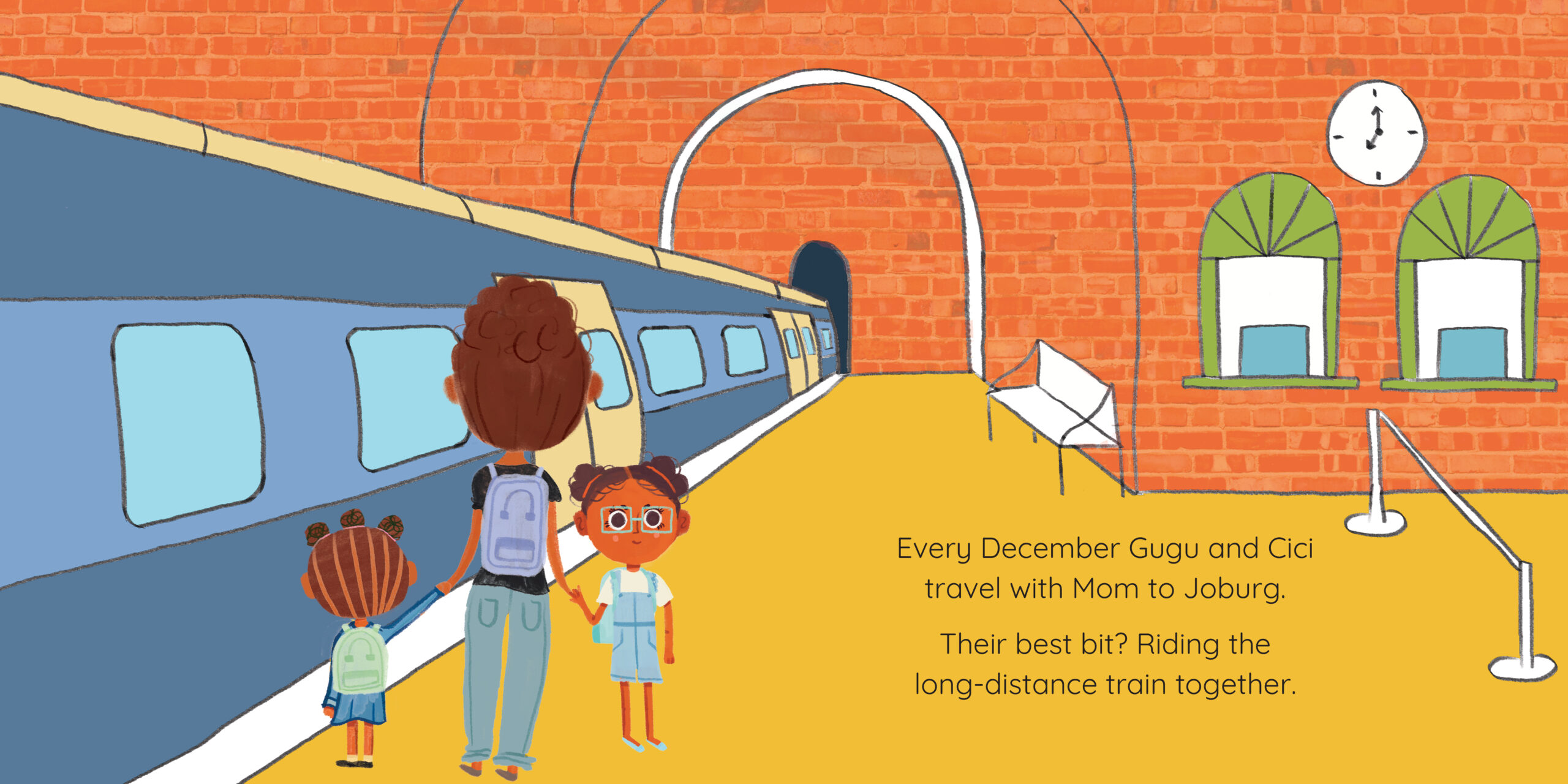 The Window Seat — original illustrated page 2, English text included