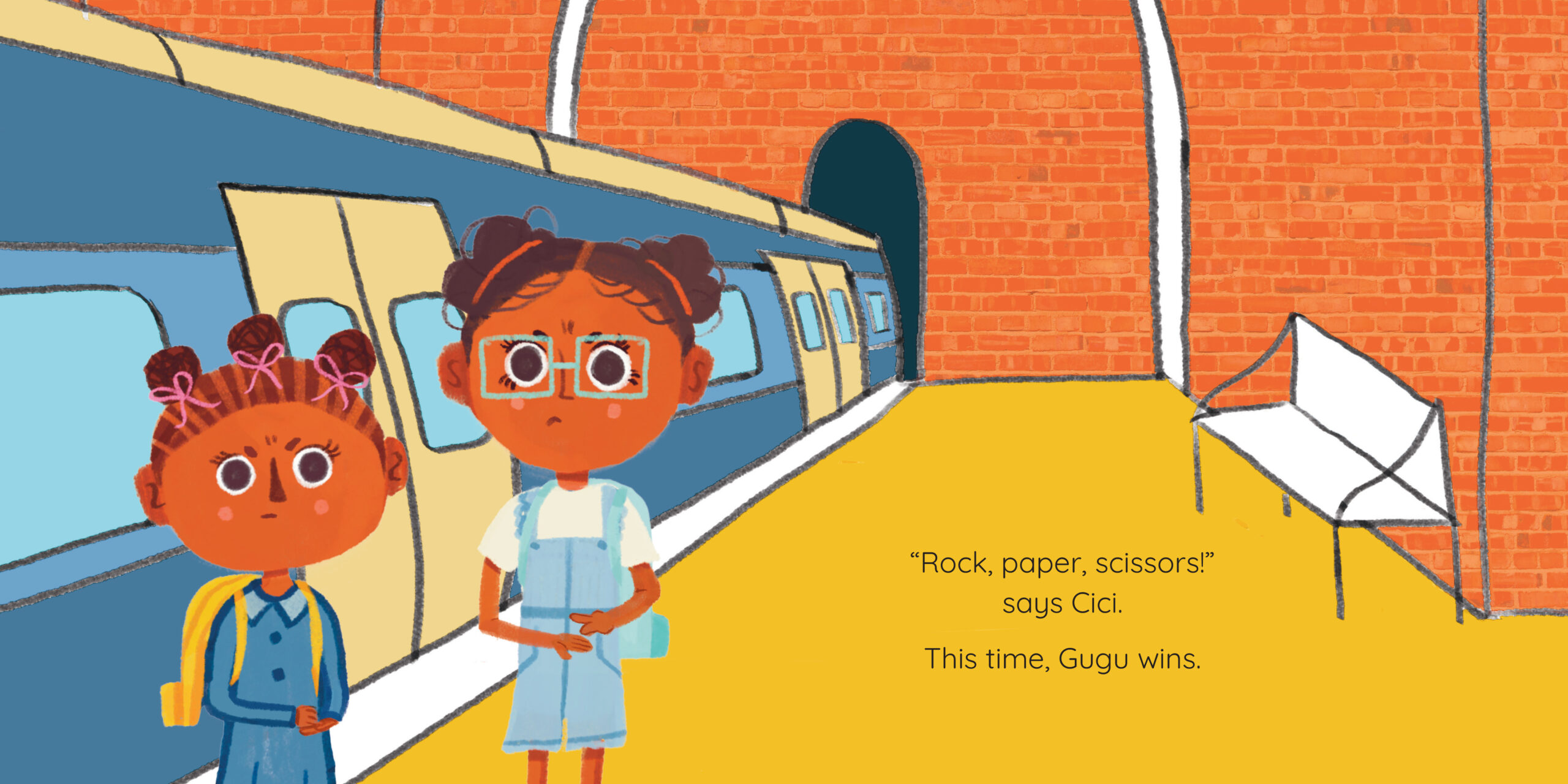 The Window Seat — original illustrated page 5, English text included