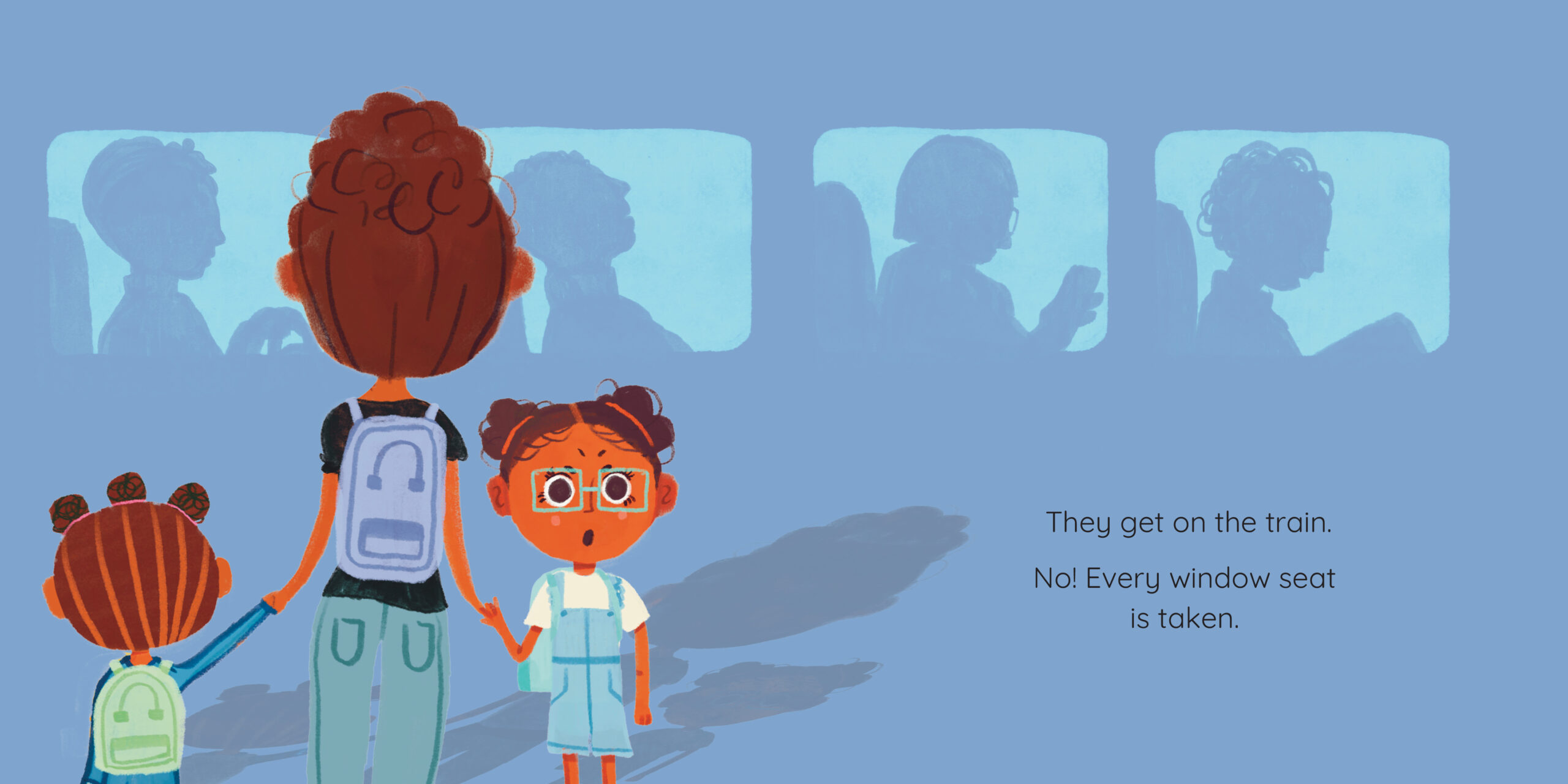 The Window Seat — original illustrated page 7, English text included
