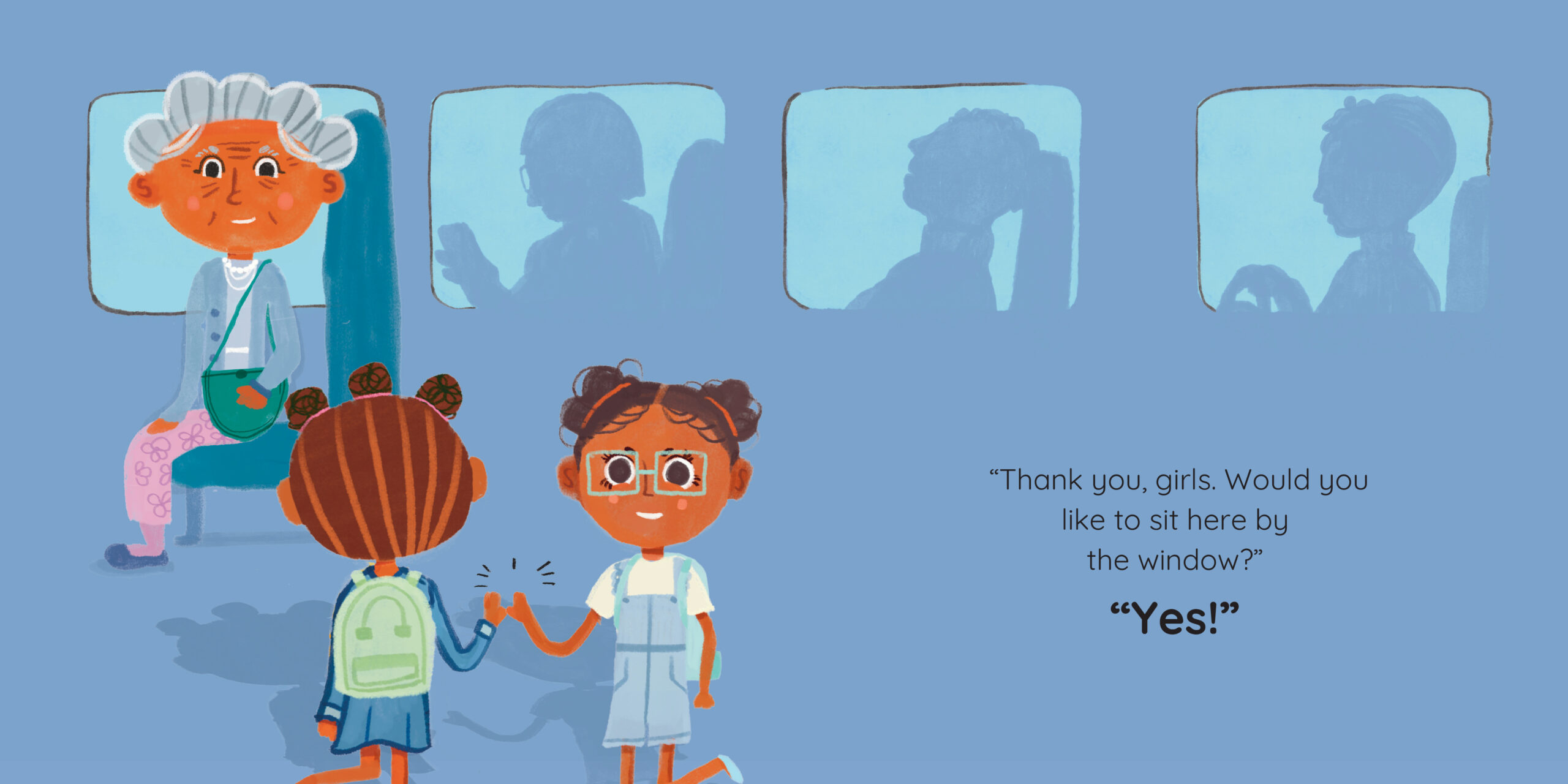 The Window Seat — original illustrated page 10, English text included
