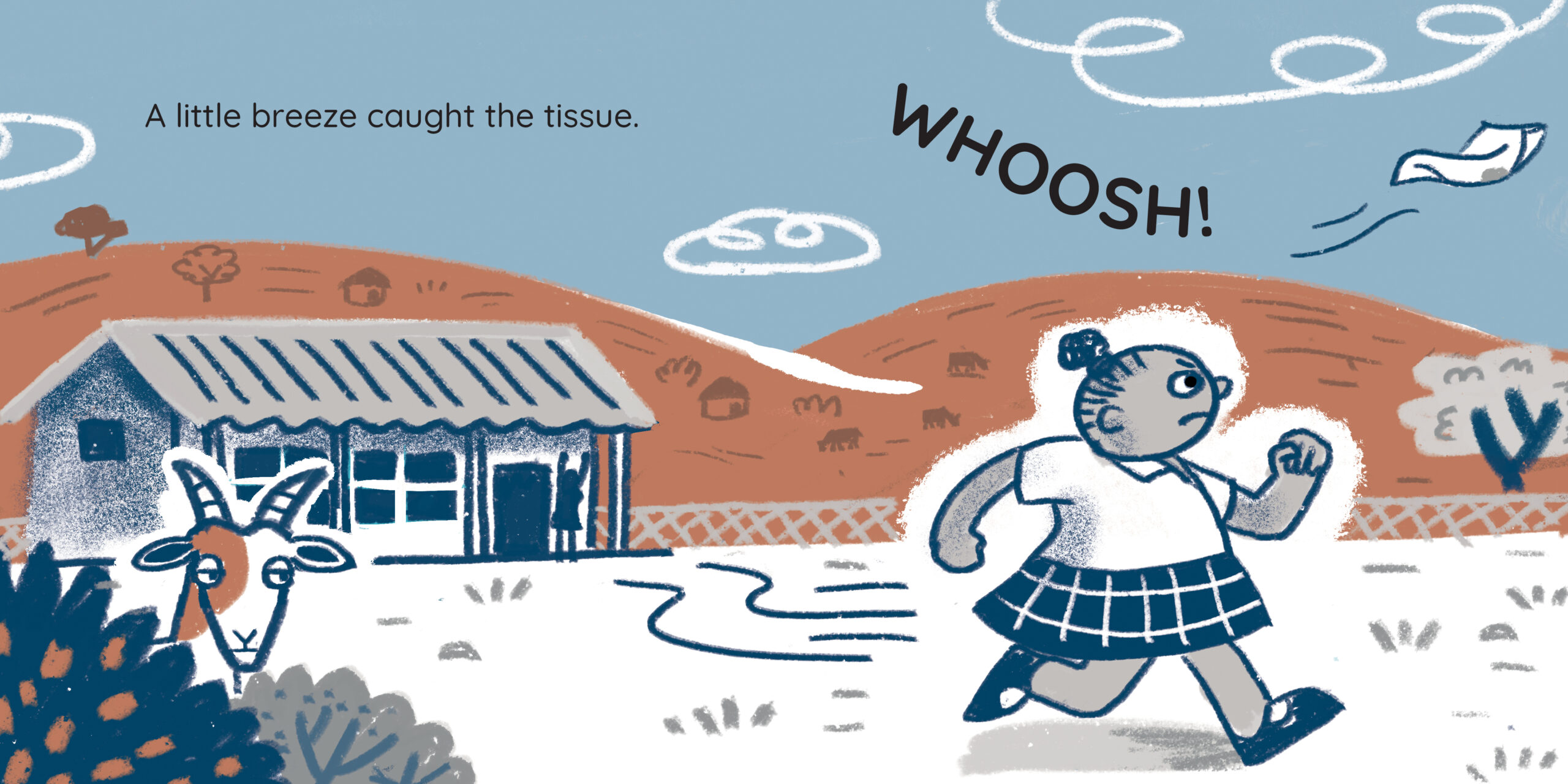 Thuli’s Tissue — original illustrated page 3, English text included