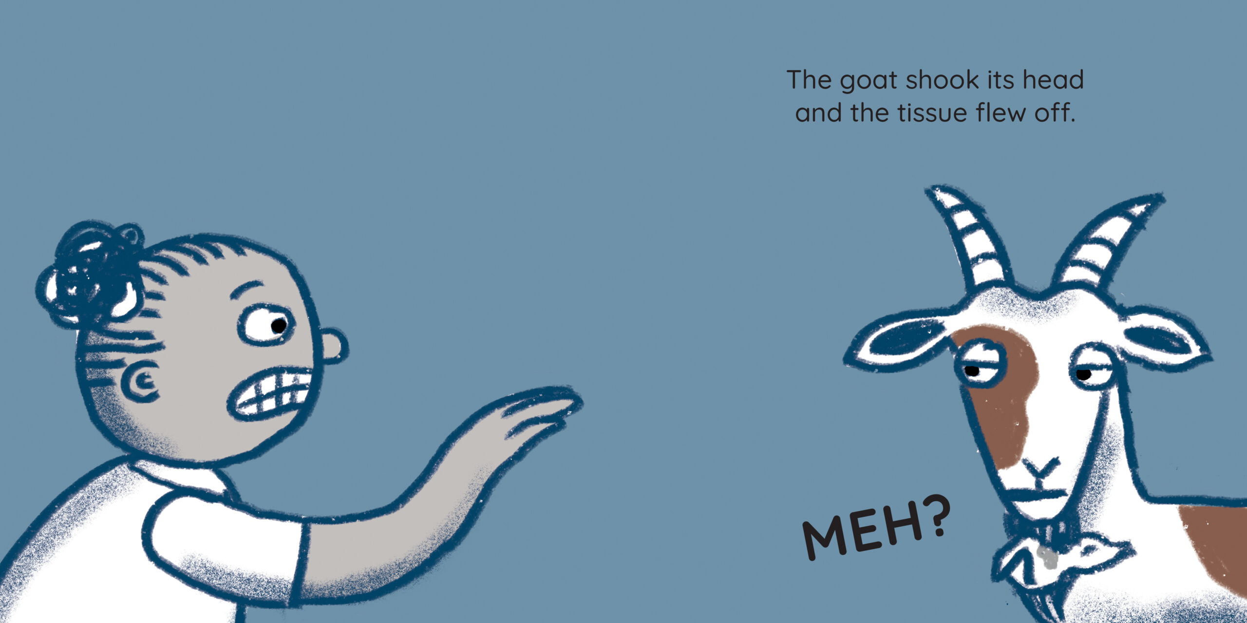 Thuli’s Tissue — original illustrated page 5, English text included