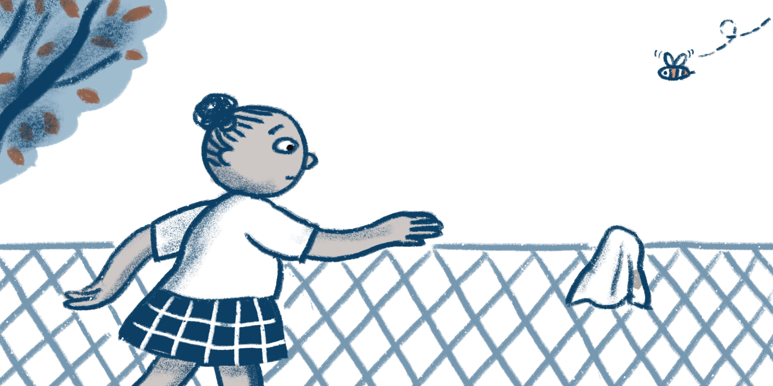 Thuli’s Tissue — original illustrated page 8, English text included