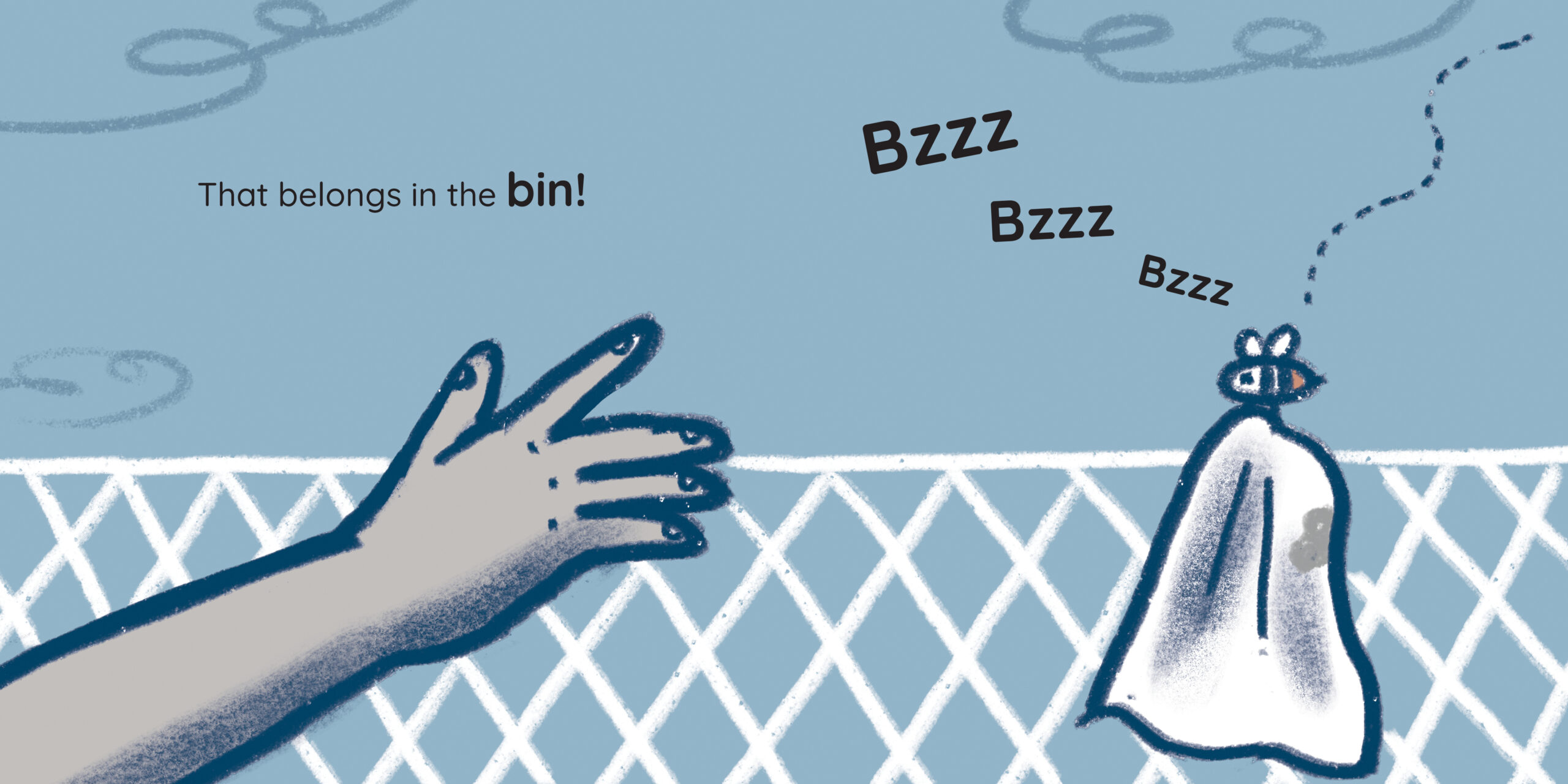 Thuli’s Tissue — original illustrated page 9, English text included