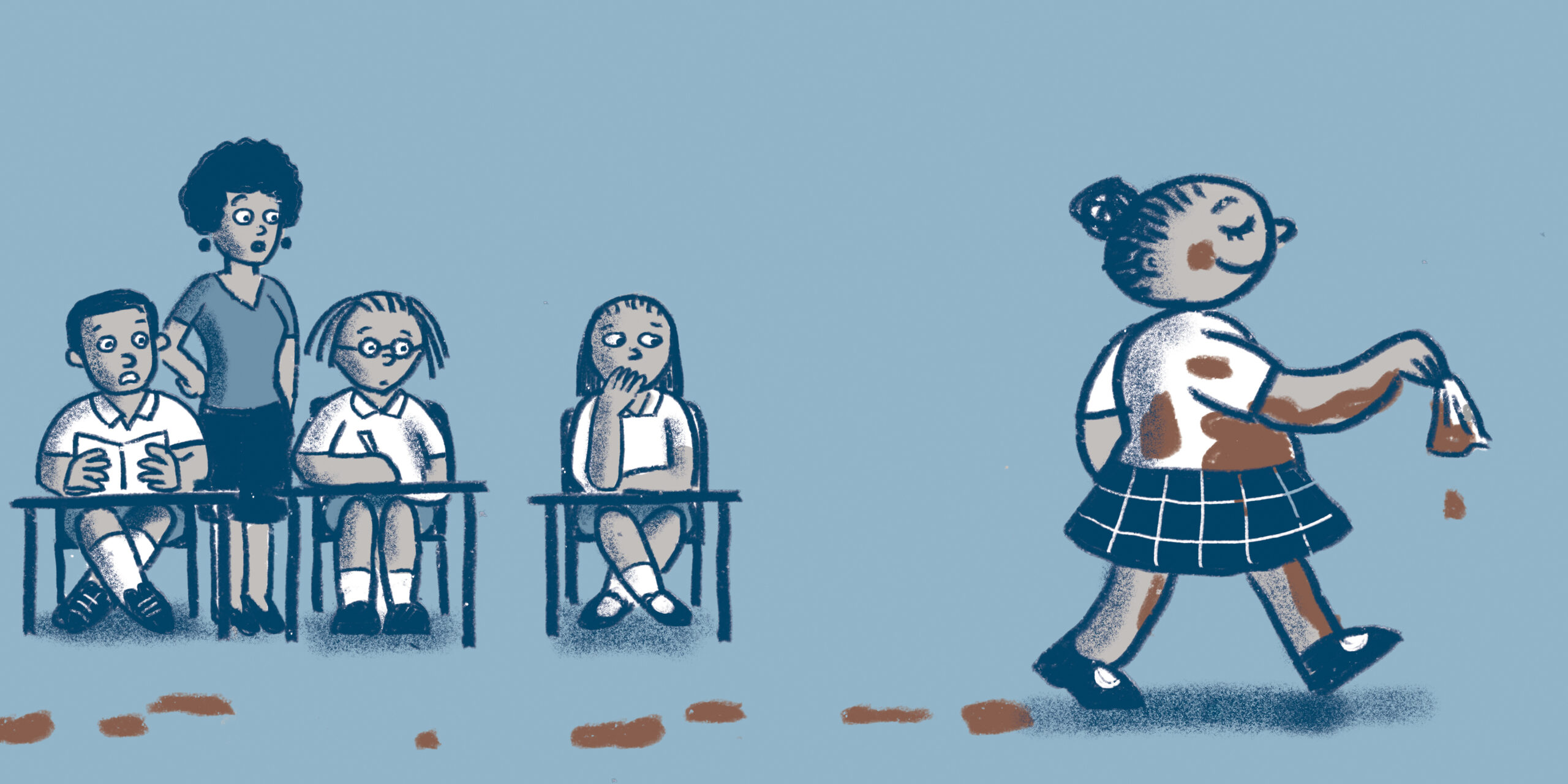 Thuli’s Tissue — original illustrated page 12, English text included