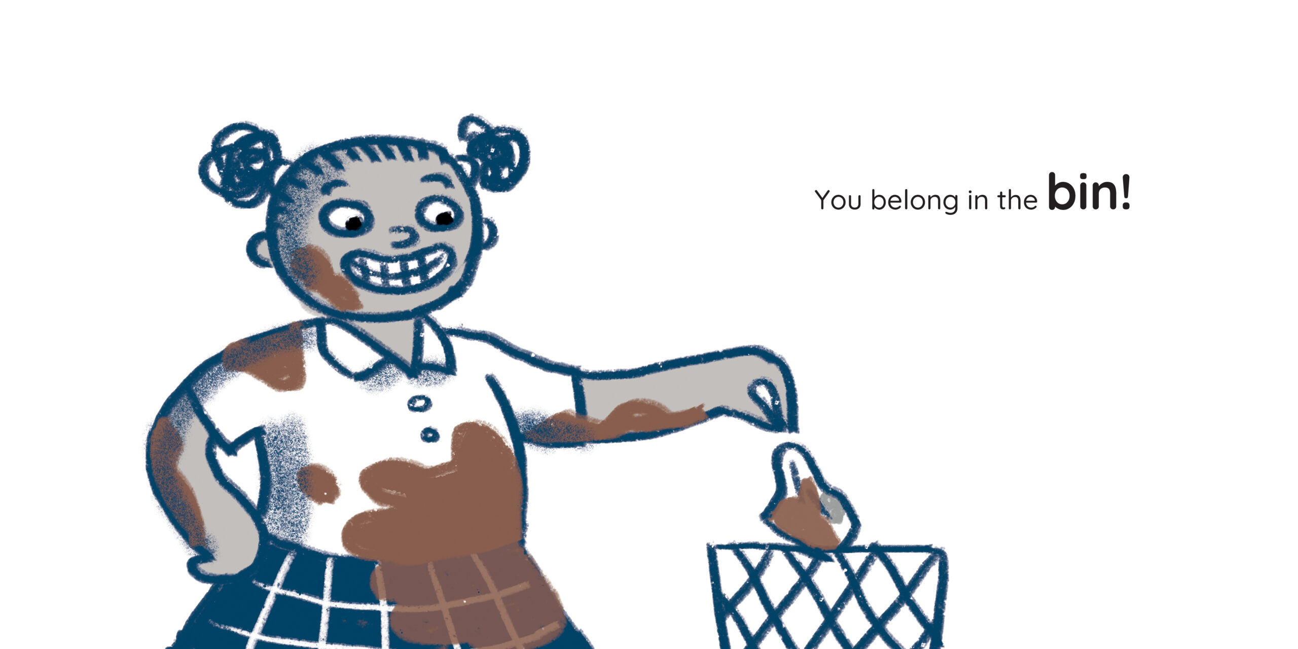 Thuli’s Tissue — original illustrated page 13, English text included
