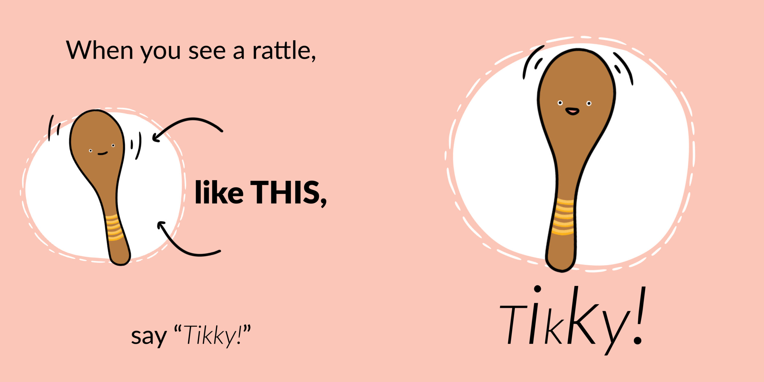 Tikky! Boom! Tish! — original illustrated page 5, English text included