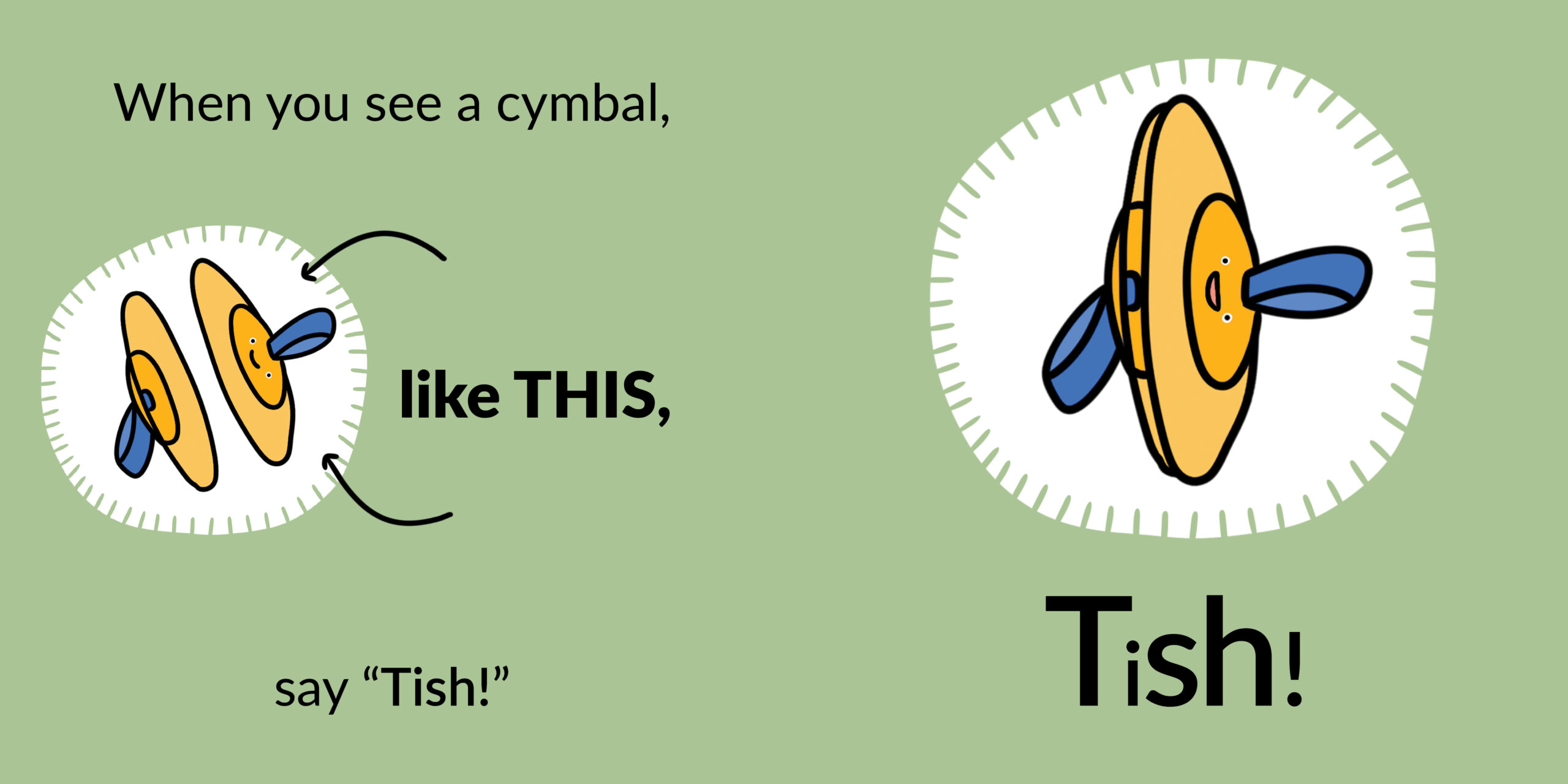 Tikky! Boom! Tish! — original illustrated page 7, English text included