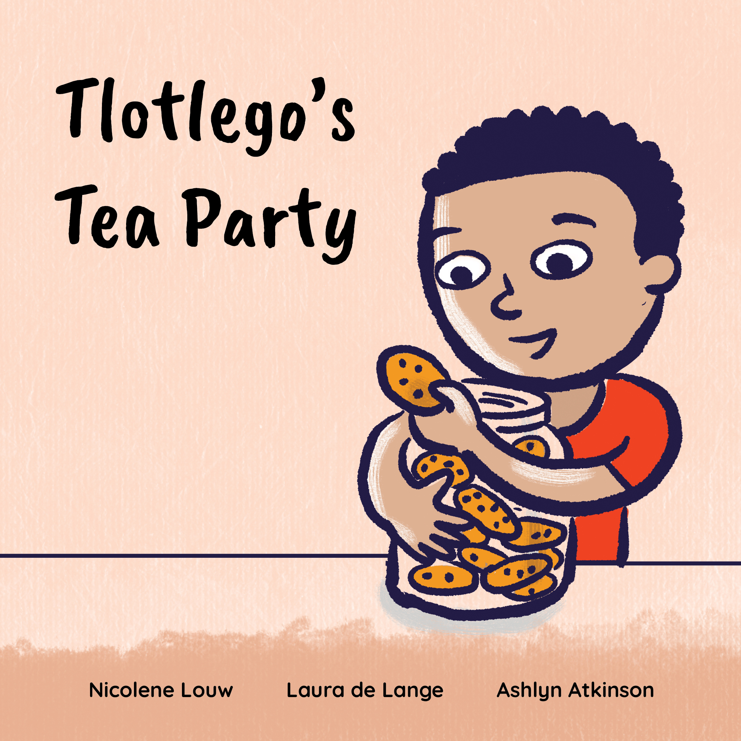 Tlotlego’s Tea Party — original illustrated page 1, English text included