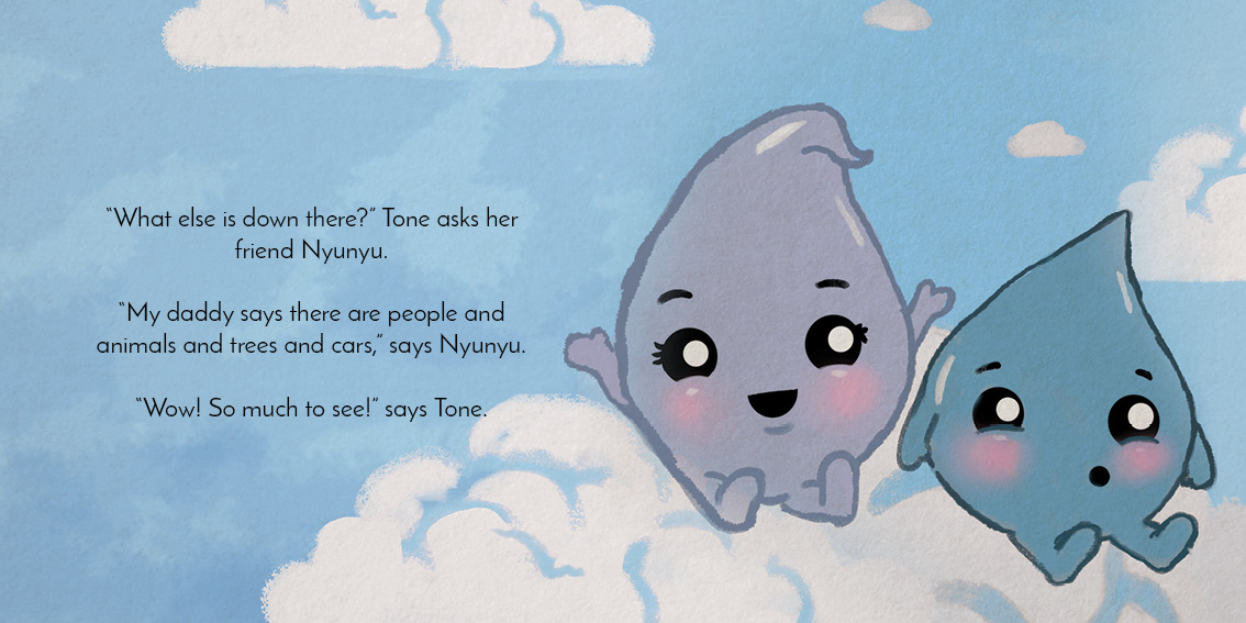 Tone’s Big Drop — original illustrated page 4, English text included