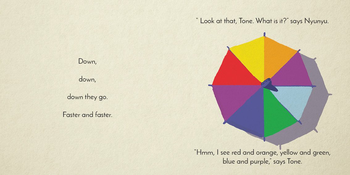 Tone’s Big Drop — original illustrated page 9, English text included