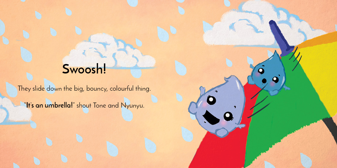 Tone’s Big Drop — original illustrated page 13, English text included