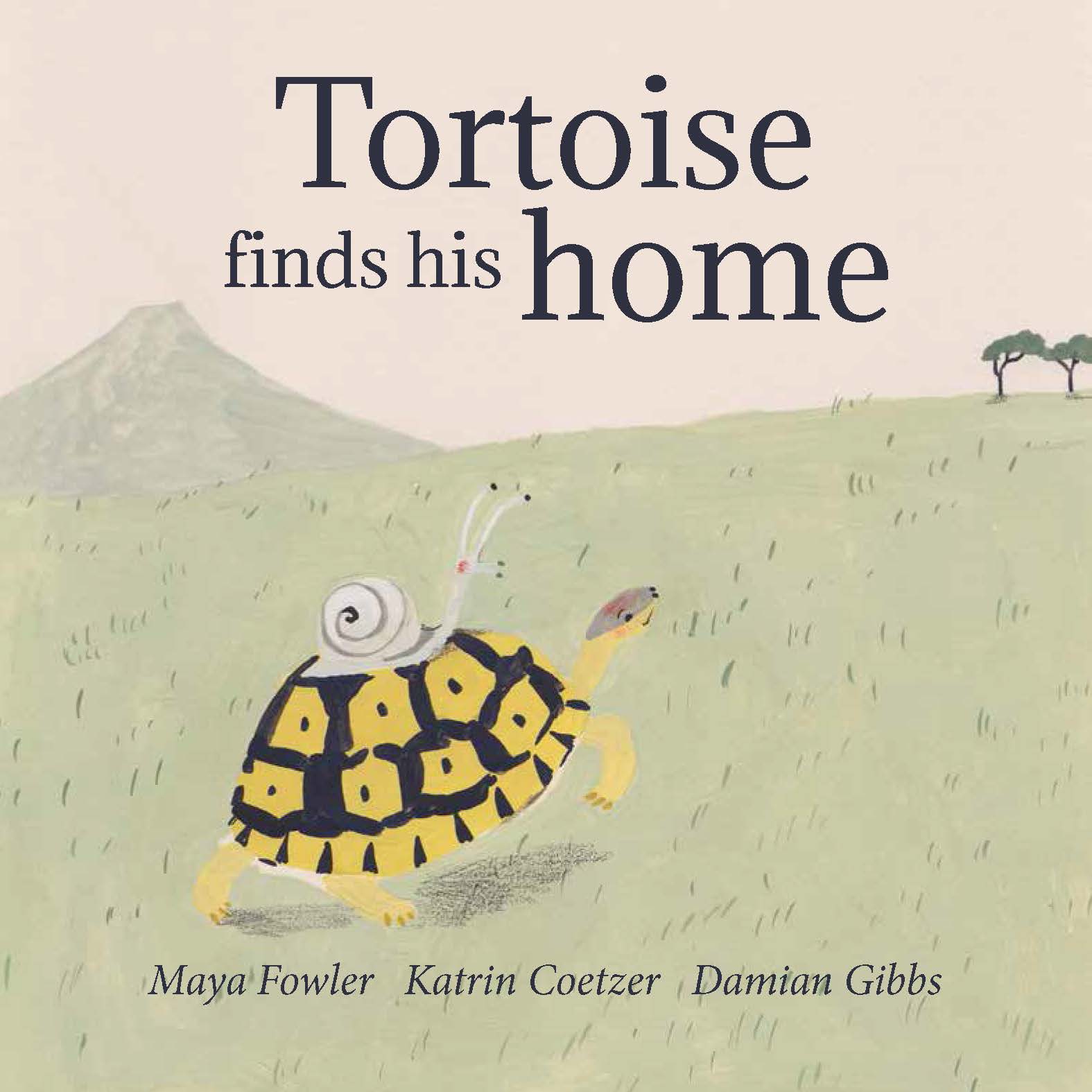 Tortoise finds his home — original illustrated page 1, English text included