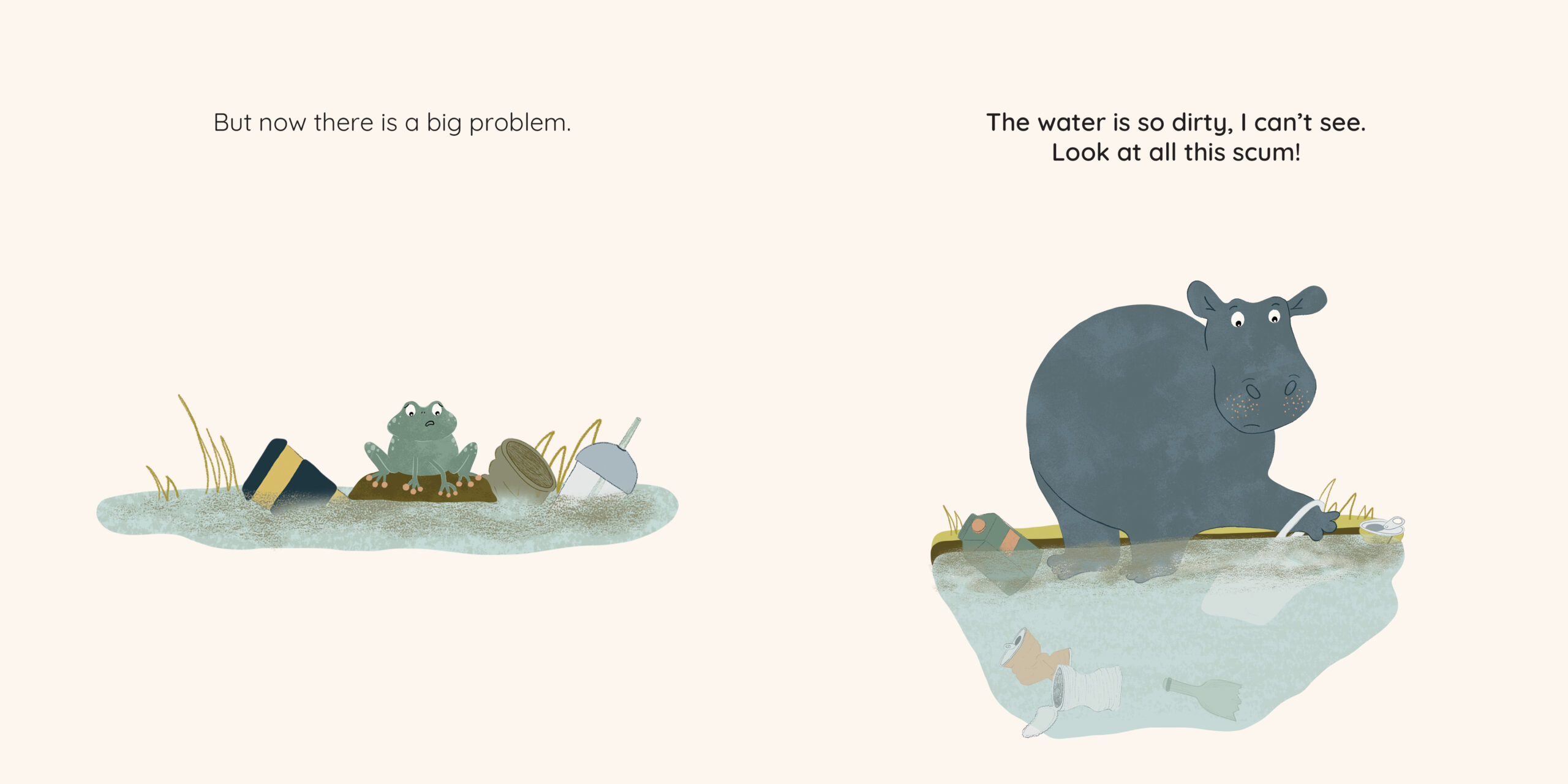 What’s happened to our water? — original illustrated page 3, English text included