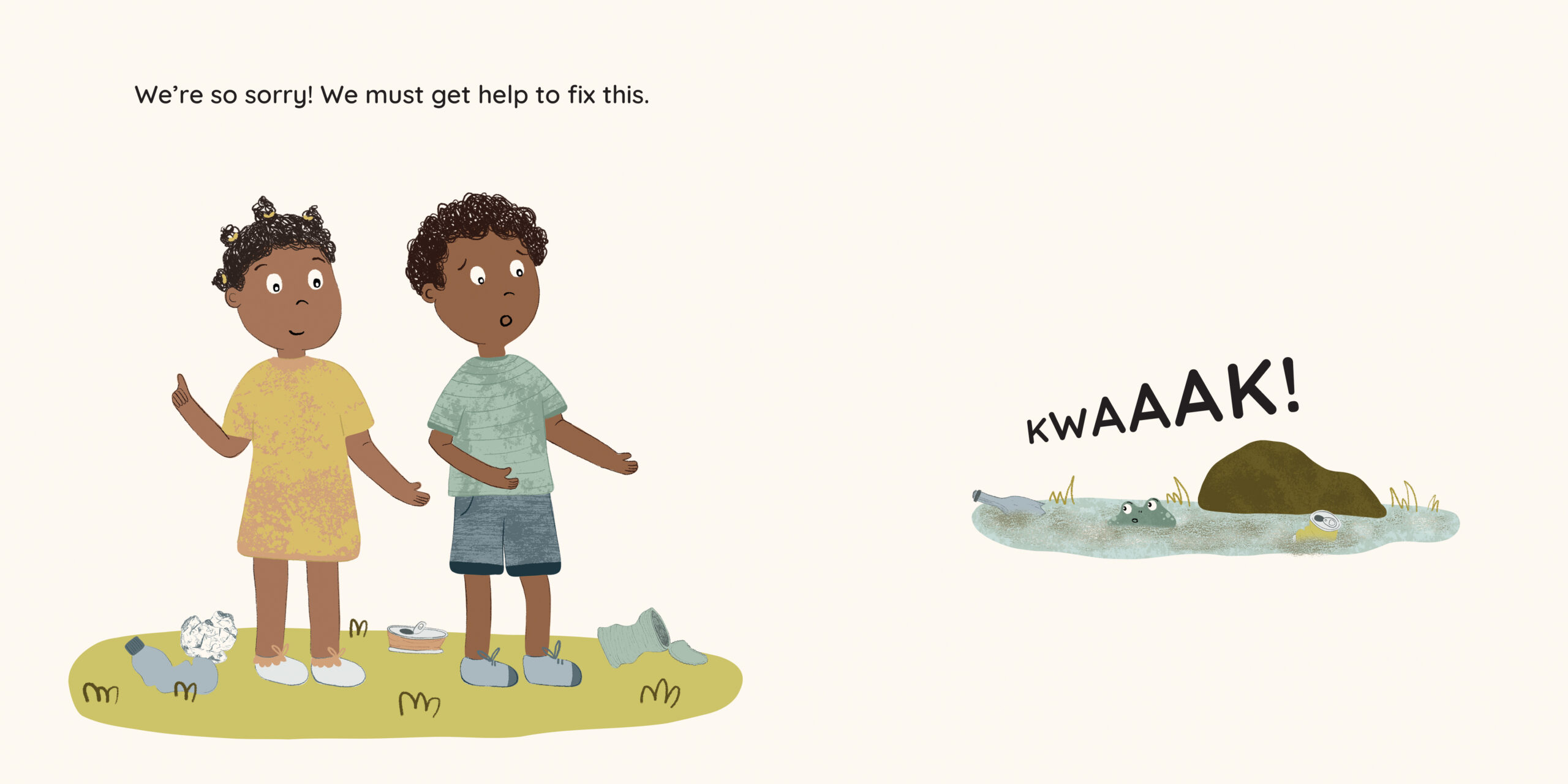 What’s happened to our water? — original illustrated page 11, English text included