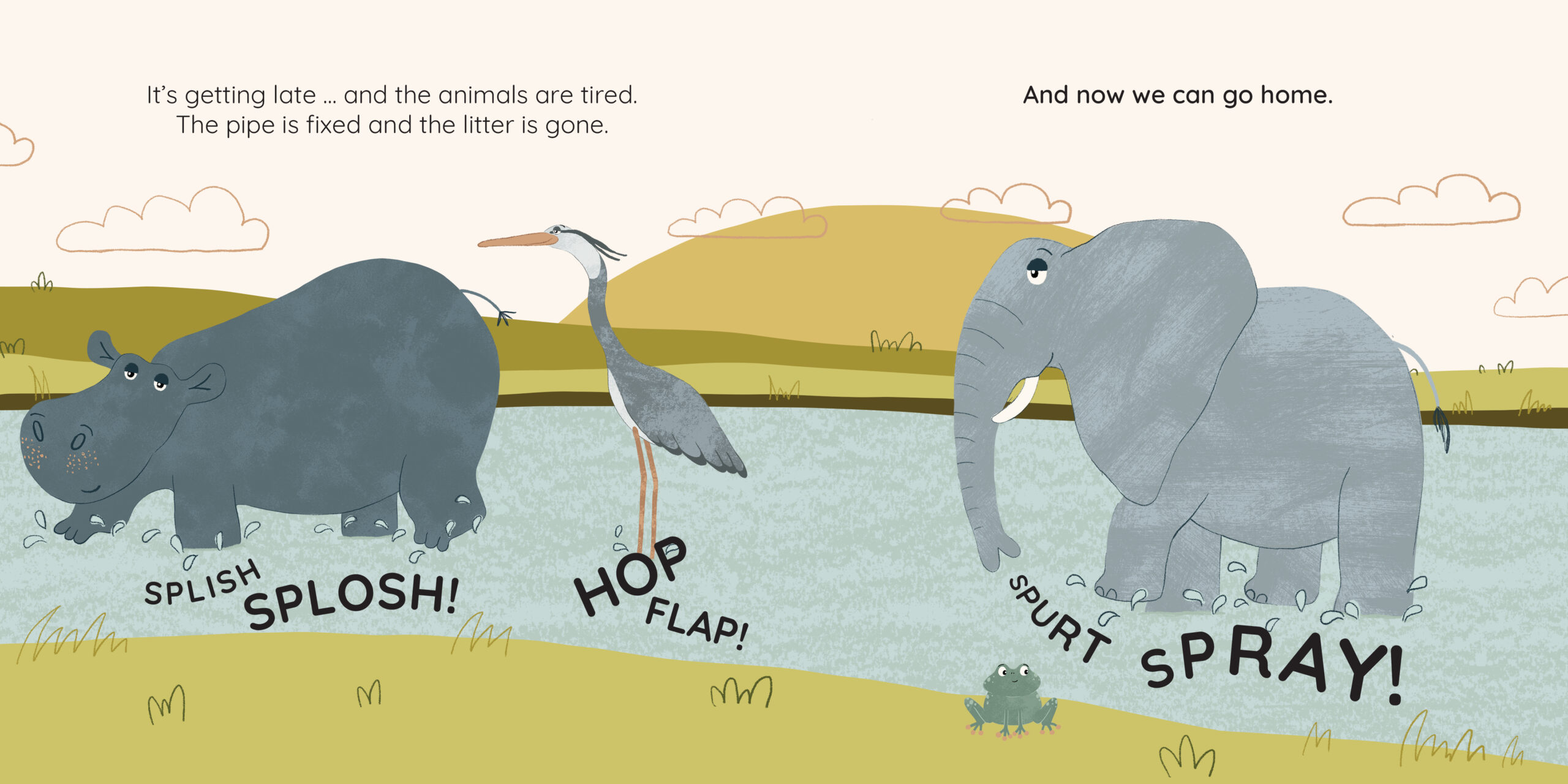 What’s happened to our water? — original illustrated page 12, English text included