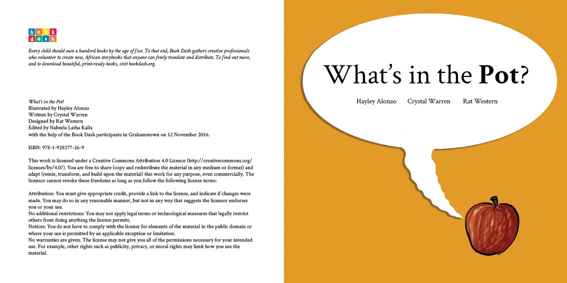 What’s In The Pot? — original illustrated page 3, English text included